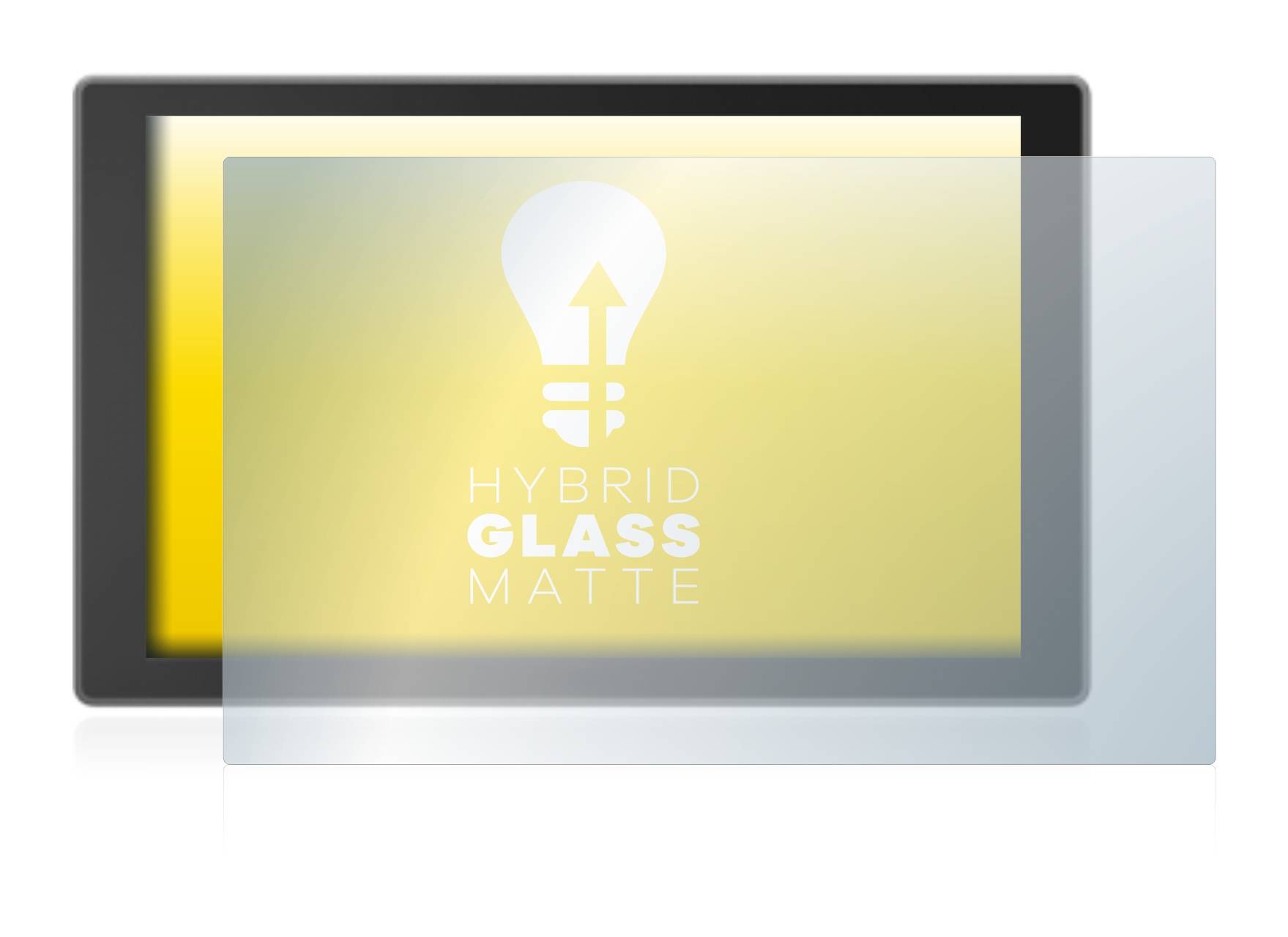 upscreen Hybrid Glass Matte Premium Schutzglas Folie für Lilliput