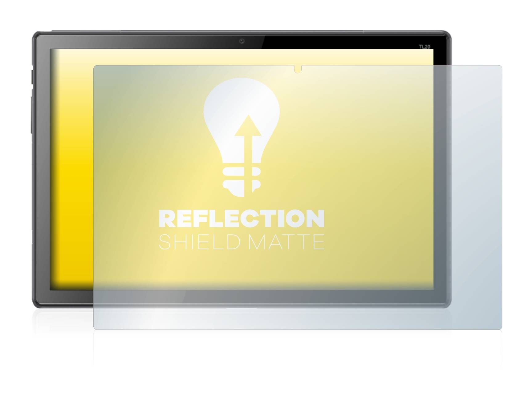 upscreen Reflection Shield Matte Premium Displayschutzfolie für bea-fon TAB-Pro