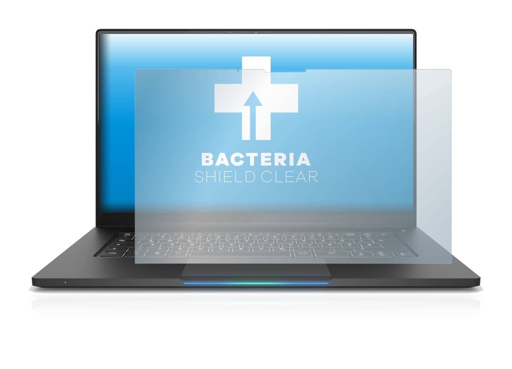 upscreen Bacteria Shield Clear Premium Antibakterielle Displayschutzfolie für Schenker