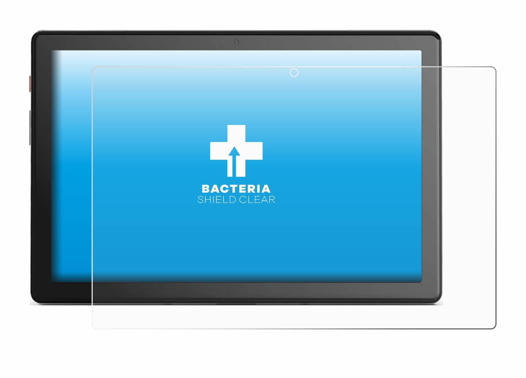 upscreen Bacteria Shield Clear Premium Antibakterielle Displayschutzfolie für Emporia Tablet