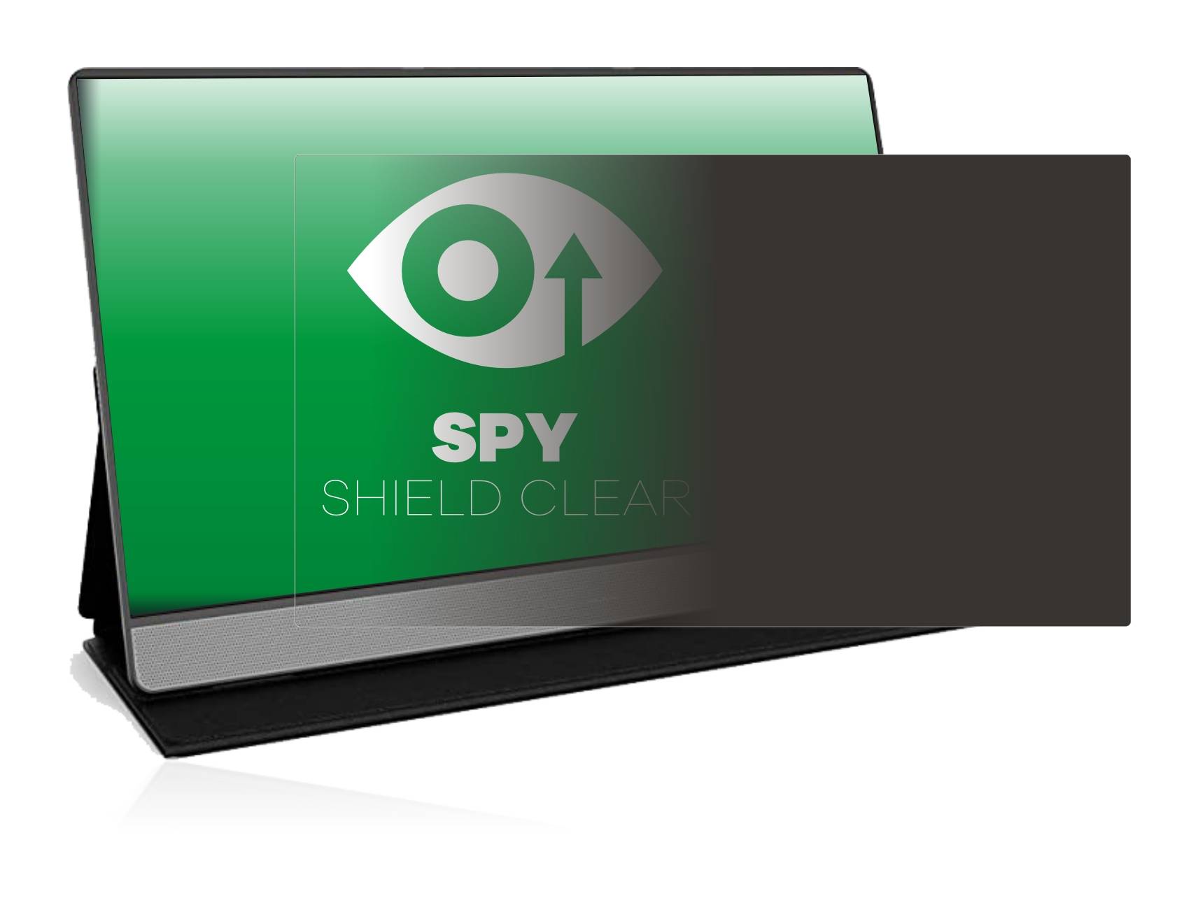upscreen Spy Shield Clear Premium Blickschutzfolie für Koorui 15B1 Tragbarer Monitor