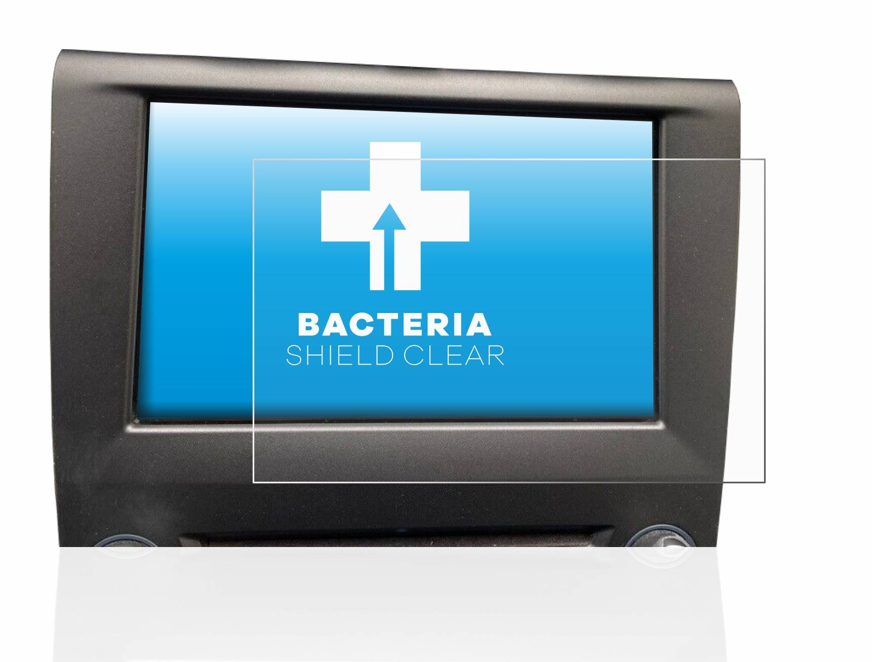 upscreen Bacteria Shield Clear Premium Antibakterielle Displayschutzfolie für Ford Mondeo