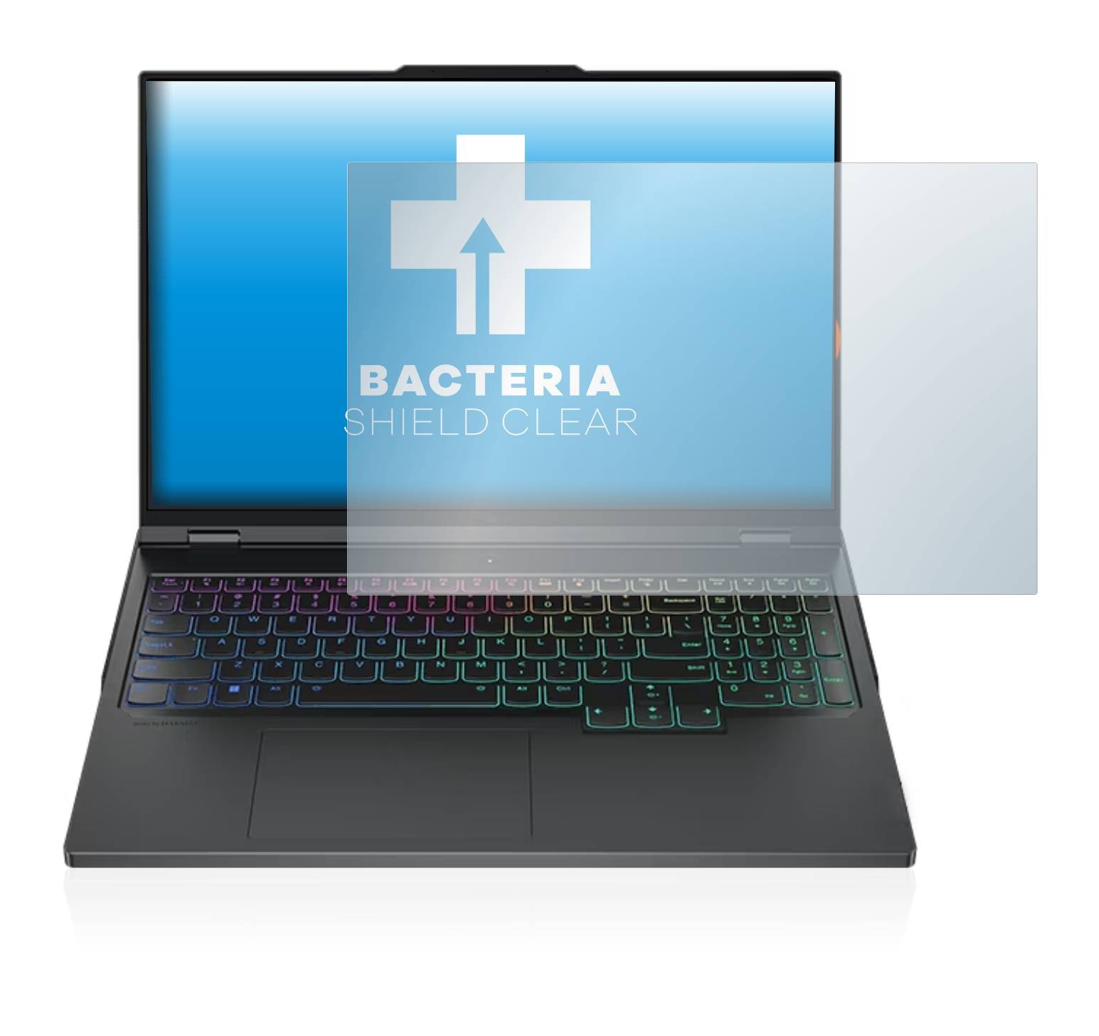 upscreen Bacteria Shield Clear Premium Antibakterielle Displayschutzfolie für Lenovo Legion