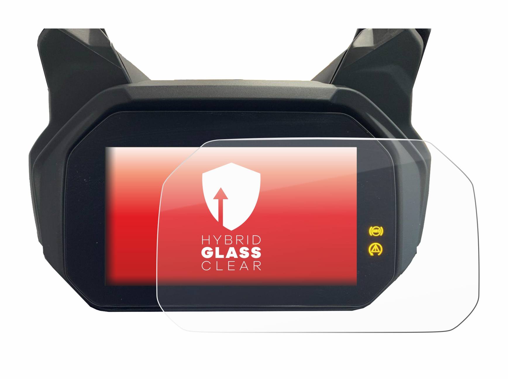 upscreen Hybrid Glass Clear Premium Schutzglas Folie für BMW C400 GT