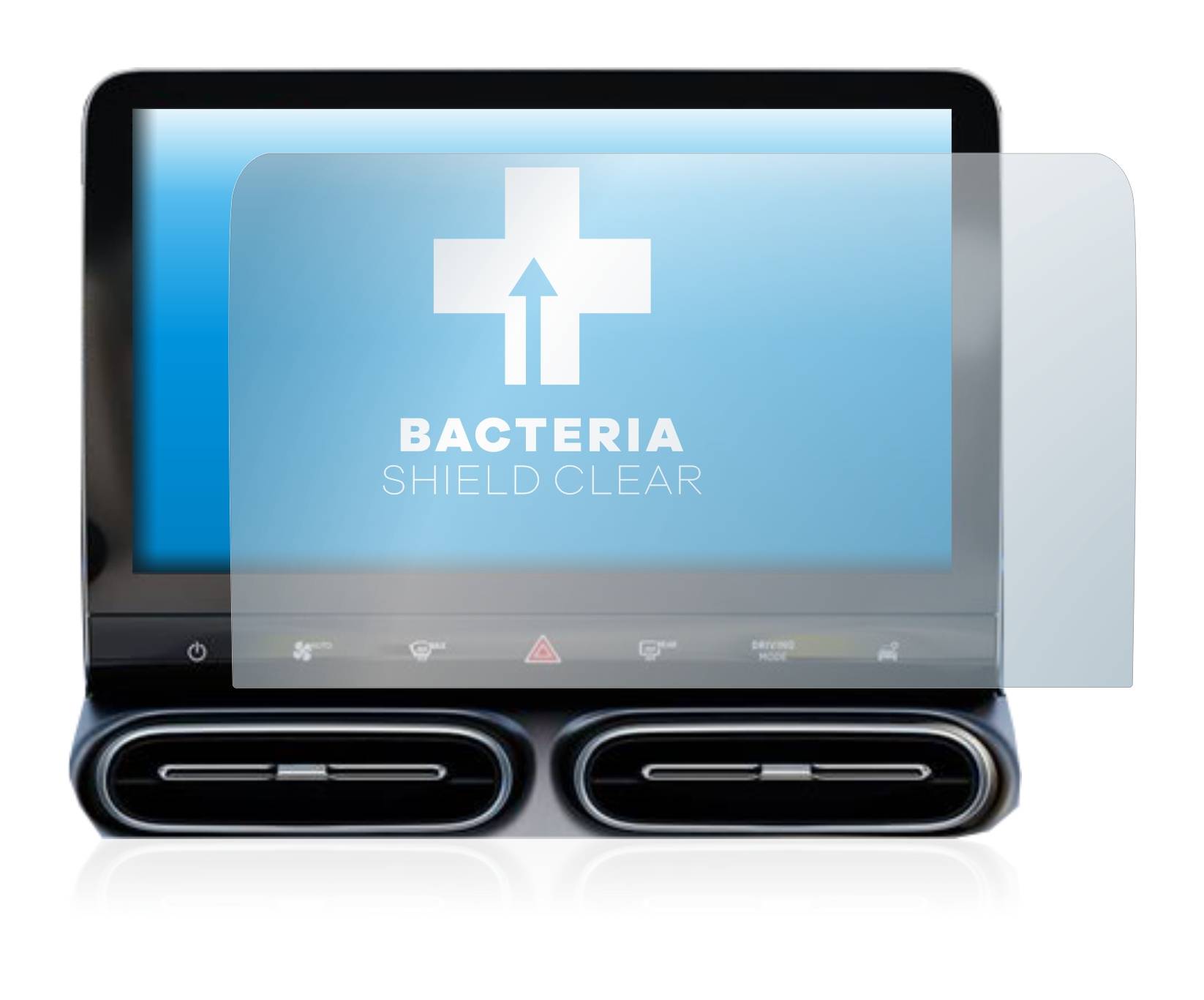 upscreen Bacteria Shield Clear Premium Antibakterielle Displayschutzfolie für Smart #1 Pro+