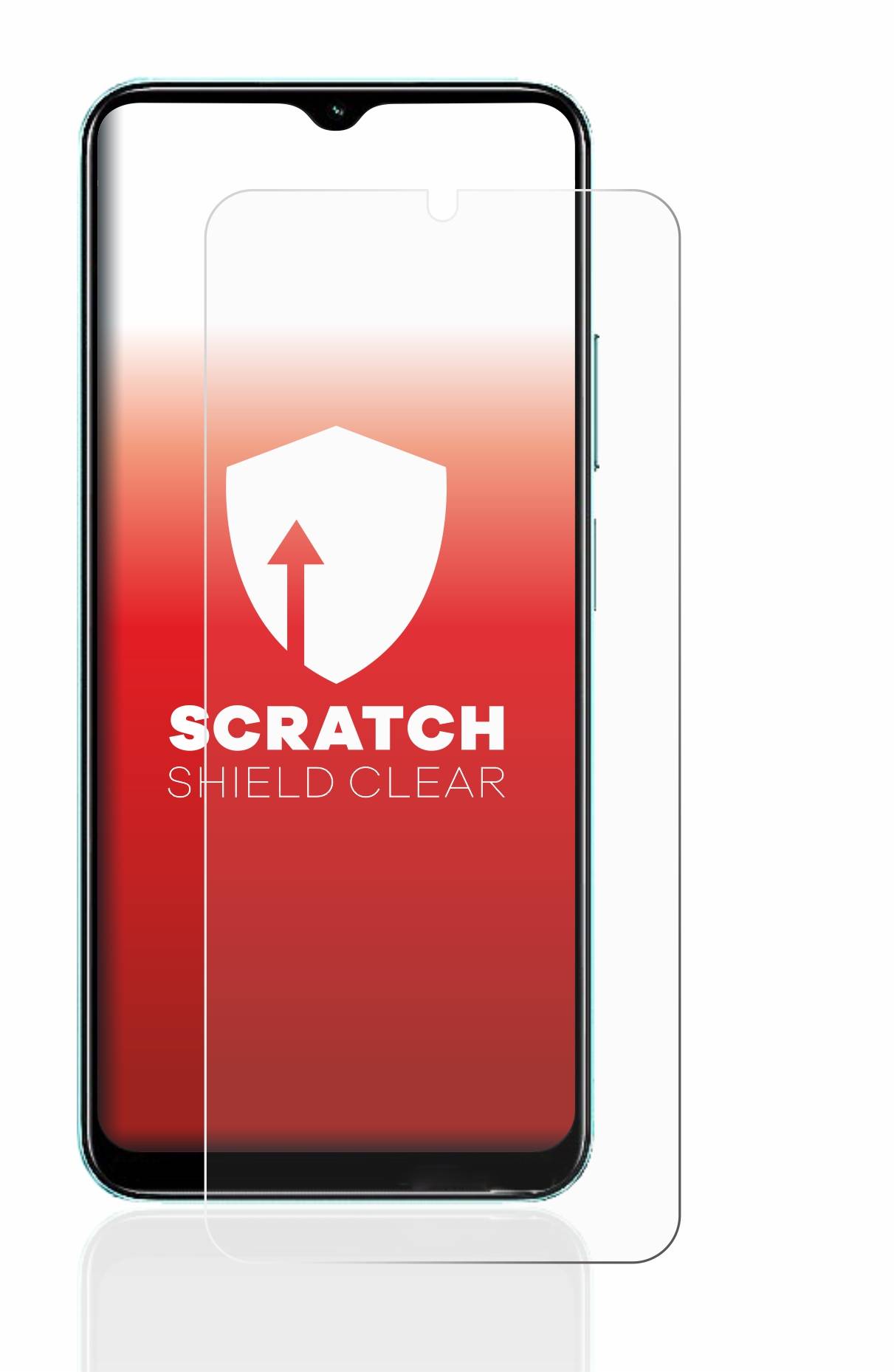 upscreen Schutzfolie für realme C33 Kratzschutz Anti-Fingerprint Klar
