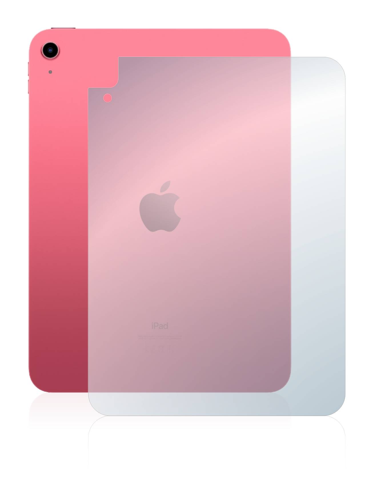 upscreen Schutzfolie für Apple iPad 10.9" WiFi 2022 (Rückseite, 10. Gen.) Folie Matt Entspiegelt Anti-Reflex