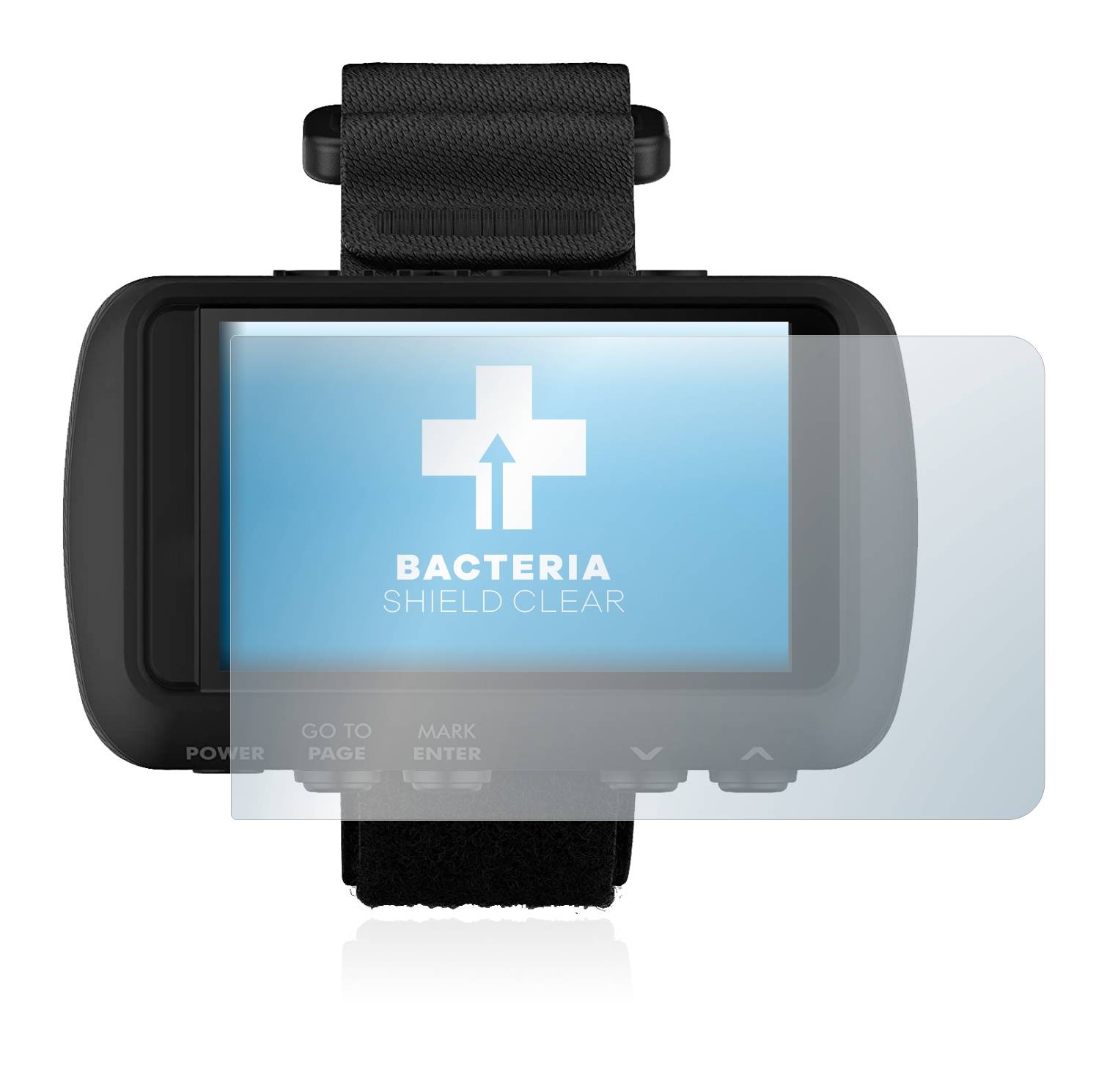 upscreen Bacteria Shield Clear Premium Antibakterielle Displayschutzfolie für Garmin