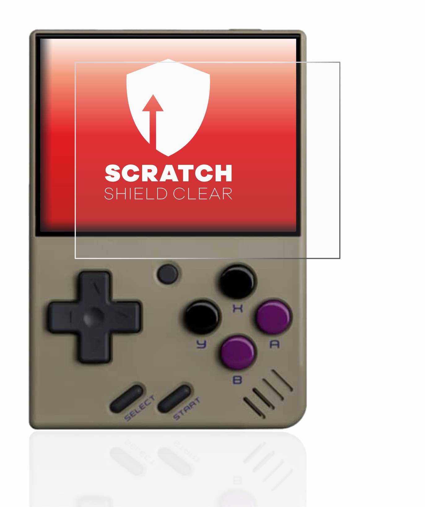 upscreen Scratch Shield Clear Premium Displayschutzfolie für Miyoo Mini