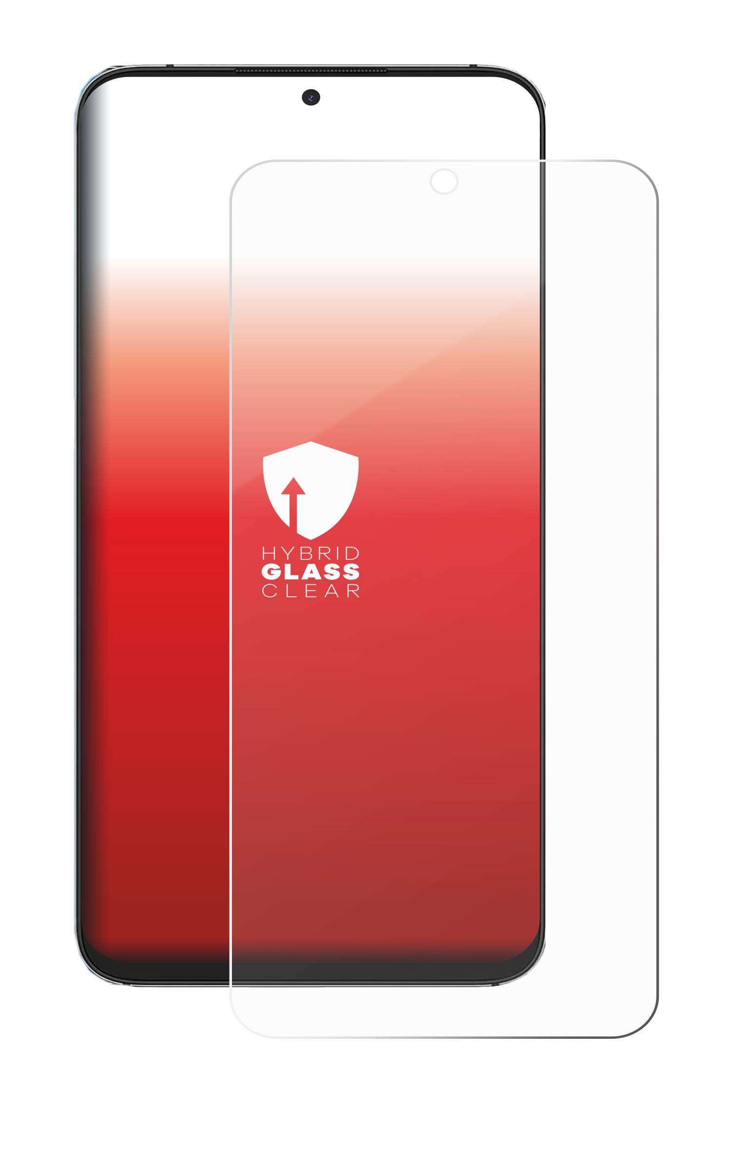 upscreen Flexible Schutz Glas Folie für Umidigi A11 Pro max Schutzglas 9H Hybridglas Klar