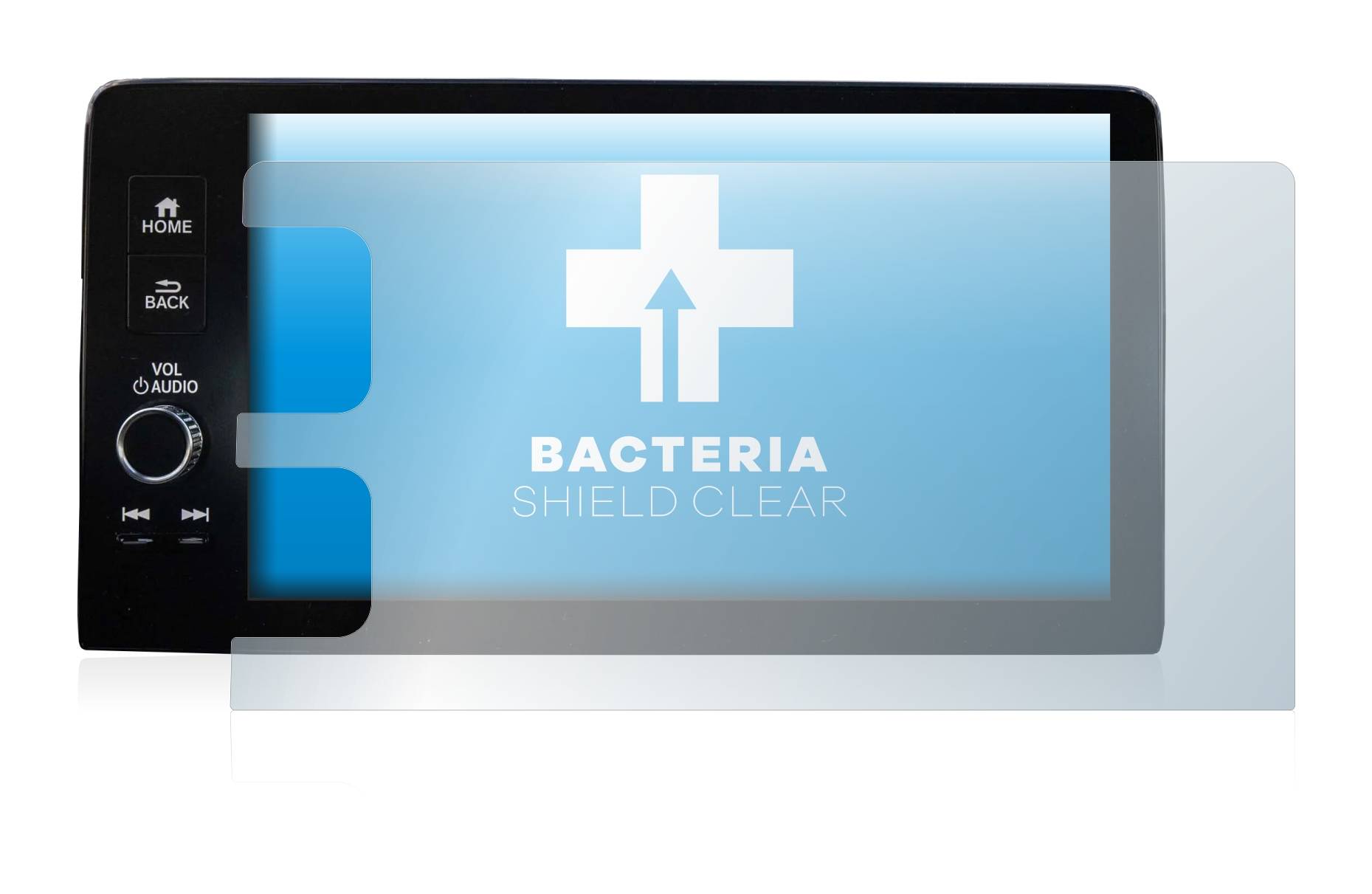 upscreen Bacteria Shield Clear Premium Antibakterielle Displayschutzfolie für Honda HR-V