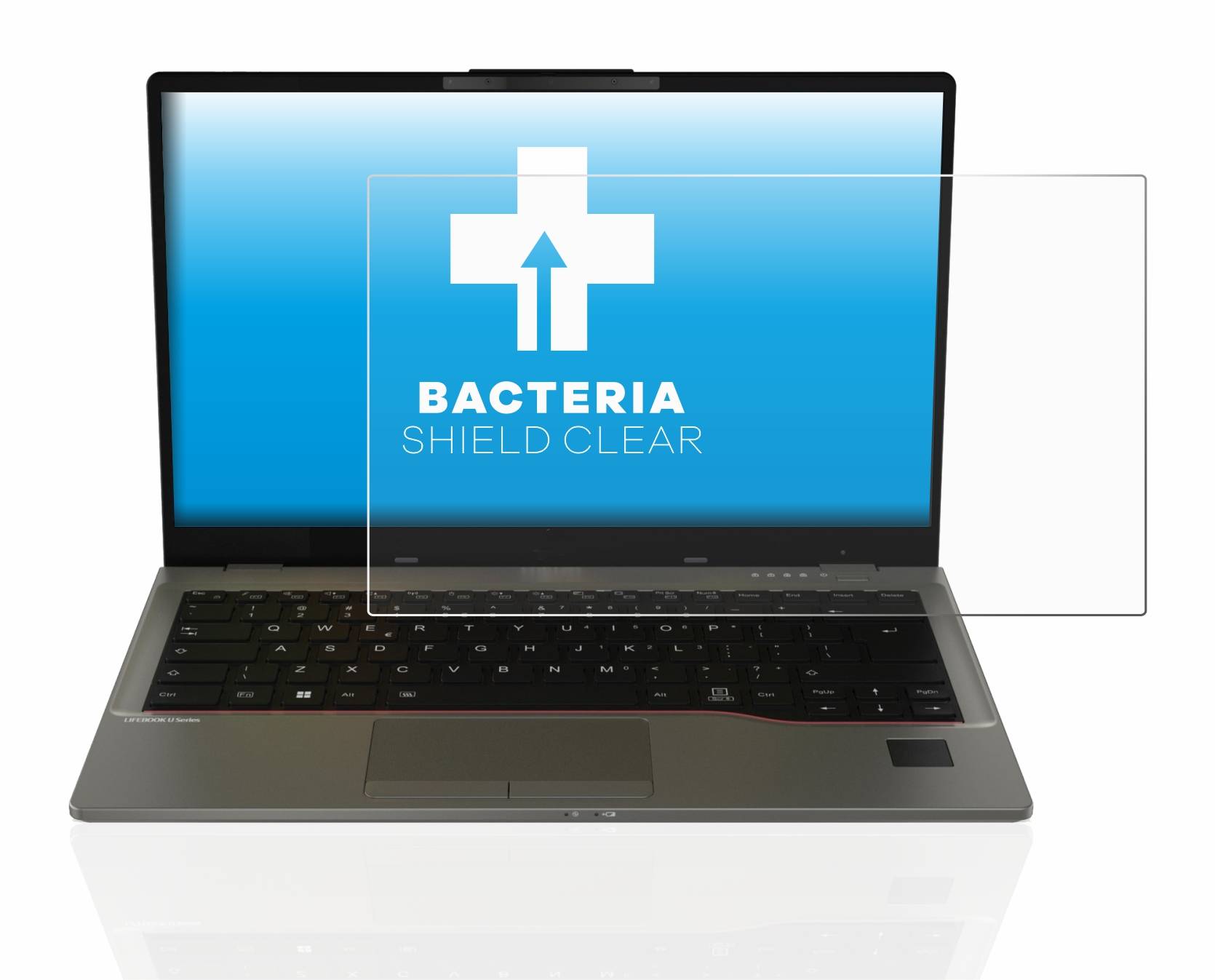 upscreen Bacteria Shield Clear Premium Antibakterielle Displayschutzfolie für Fujitsu
