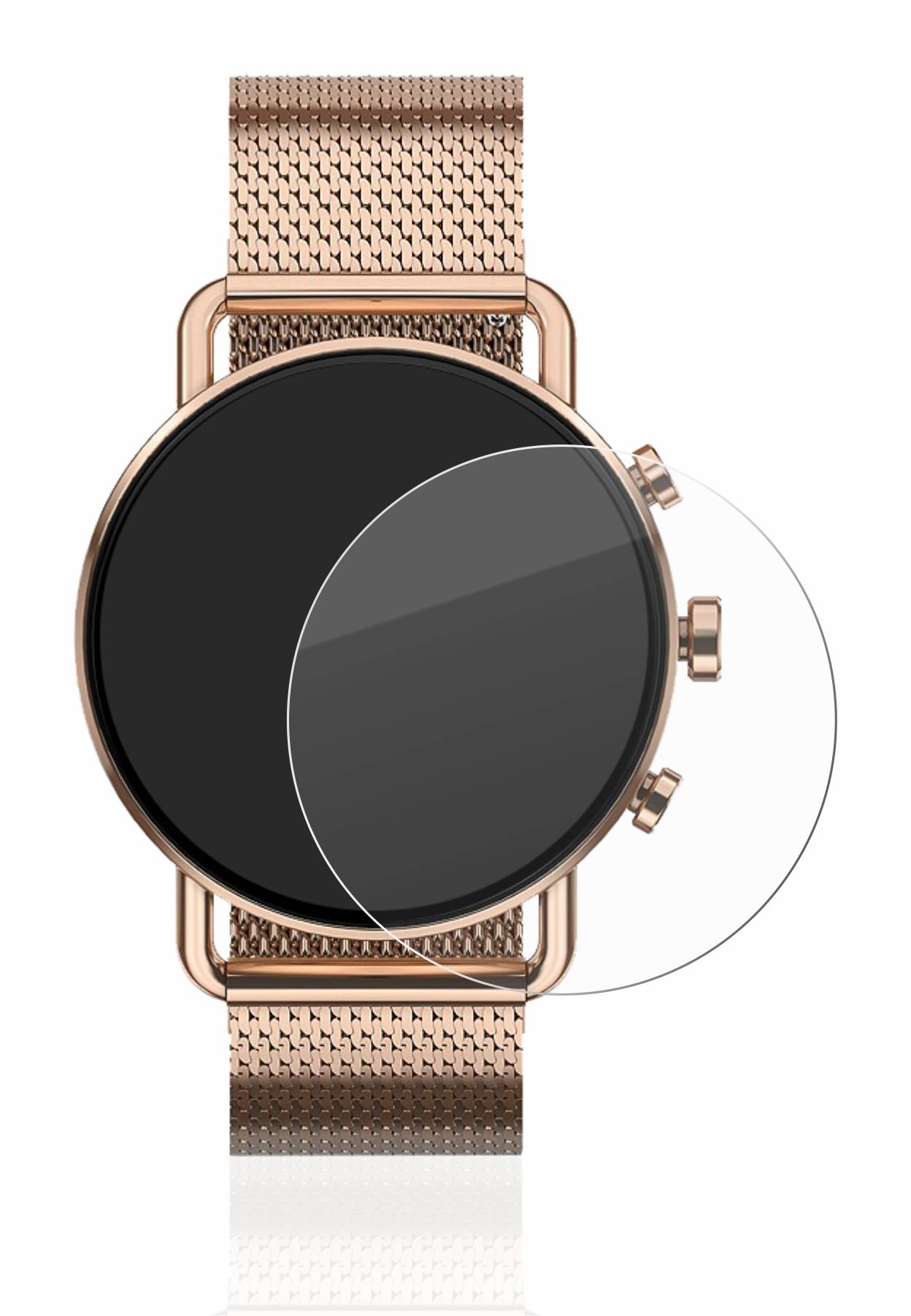 upscreen Flexible Schutz Glas Folie für Skagen Falster Gen 6 (41 mm) Schutzglas 9H Hybridglas Klar