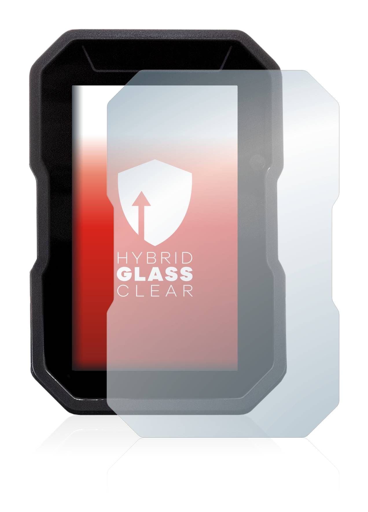 upscreen Flexible Schutz Glas Folie für Ducati DesertX 2022 Schutzglas 9H Hybridglas Klar