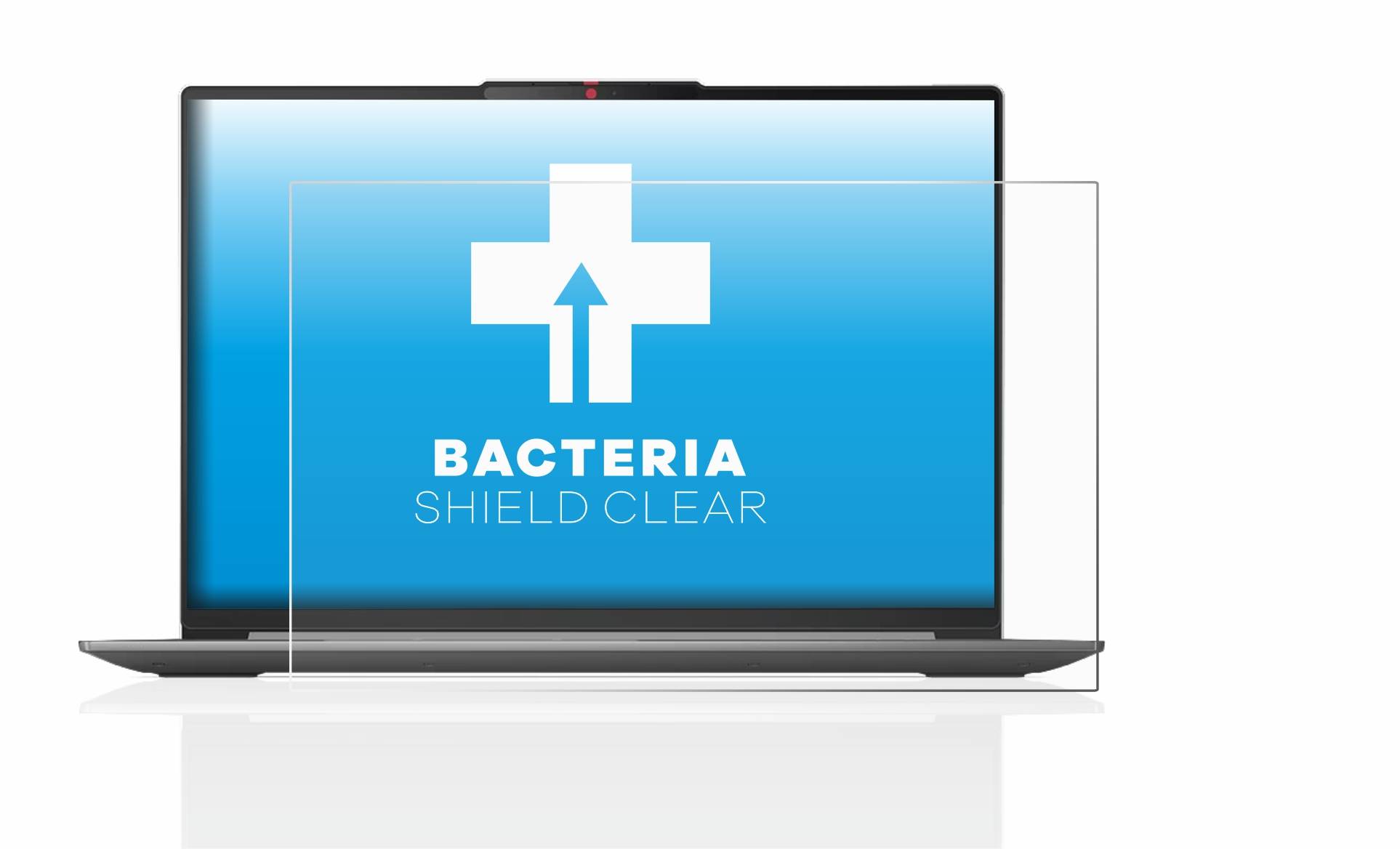 upscreen Bacteria Shield Clear Premium Antibakterielle Displayschutzfolie für Lenovo IdeaPad