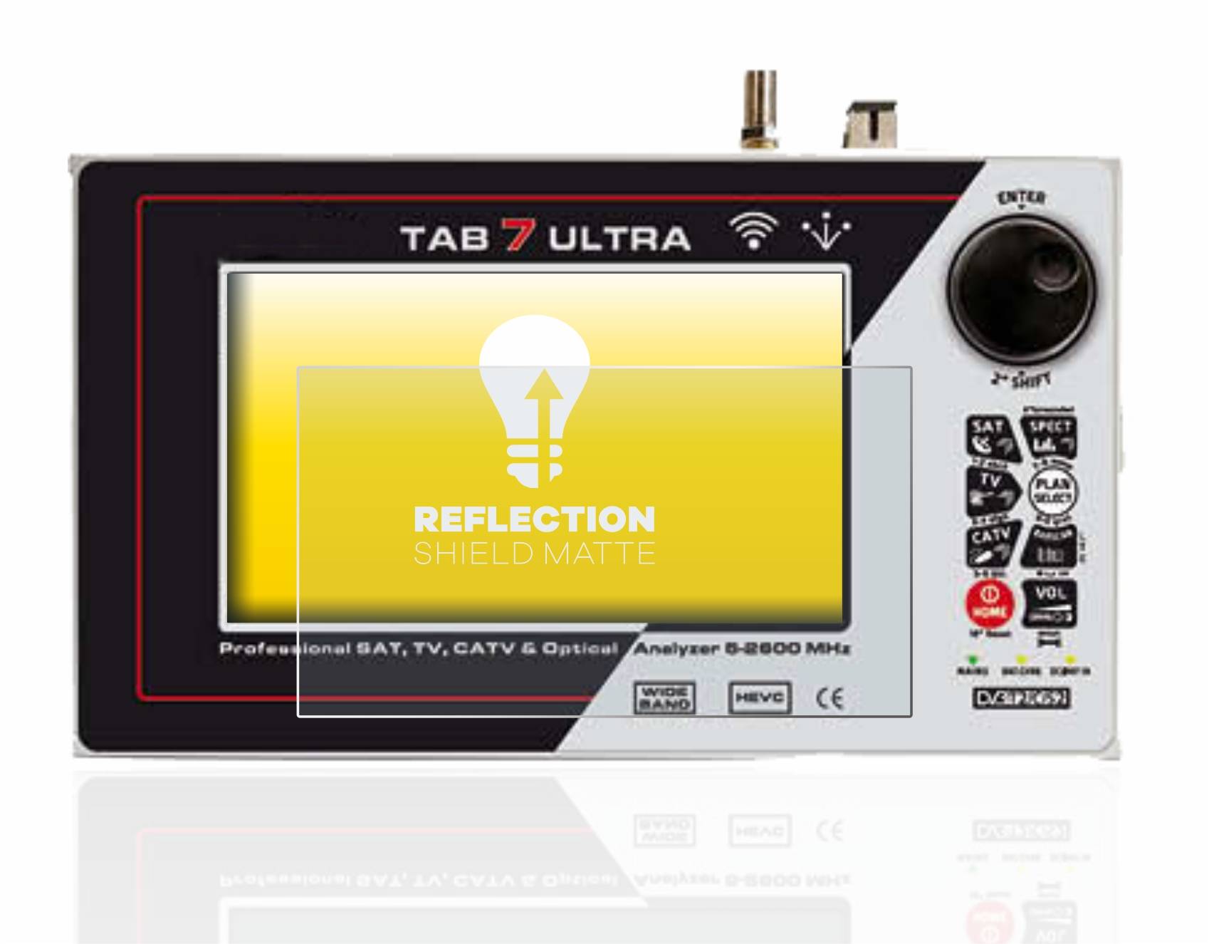 upscreen Reflection Shield Matte Premium Displayschutzfolie für Rover TAB 7