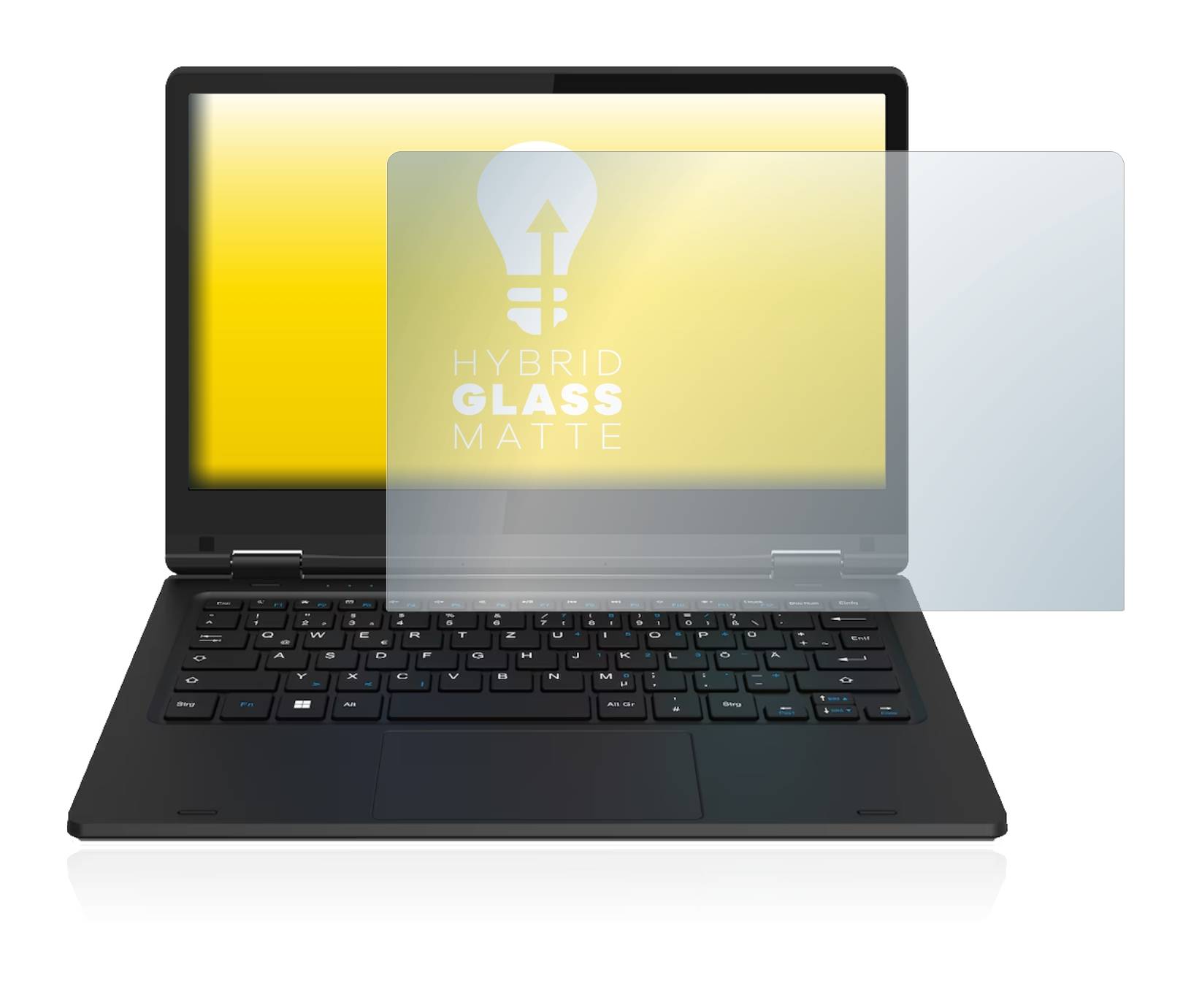 upscreen Hybrid Glass Matte Premium Schutzglas Folie für Geo GeoFlex