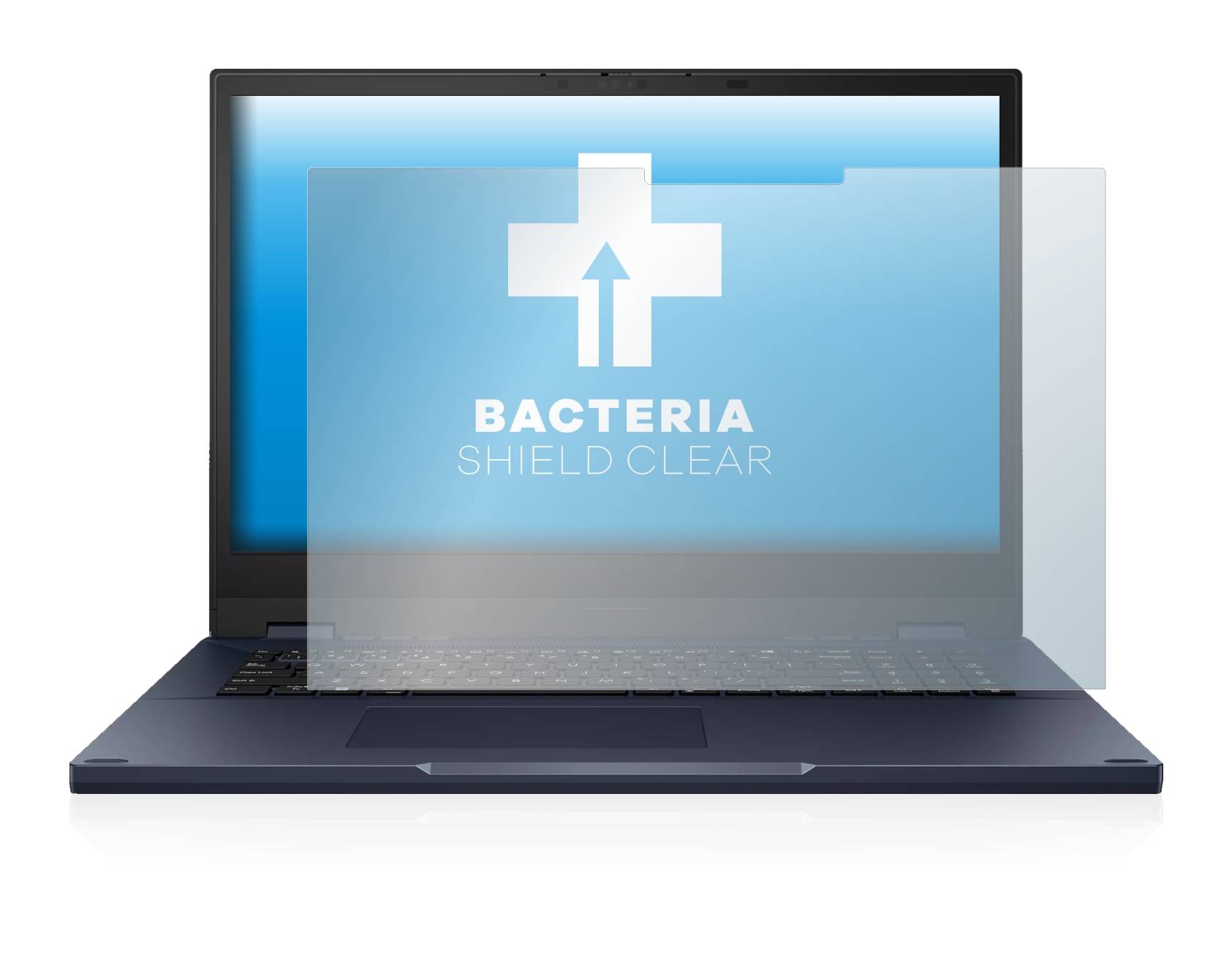 upscreen Bacteria Shield Clear Premium Antibakterielle Displayschutzfolie für Asus