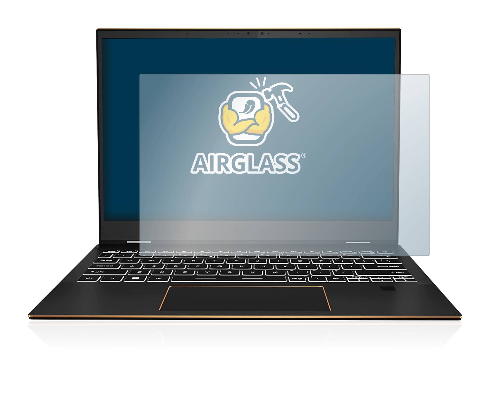 BROTECT AirGlass Schutzglas Folie für MSI Summit E13 Flip