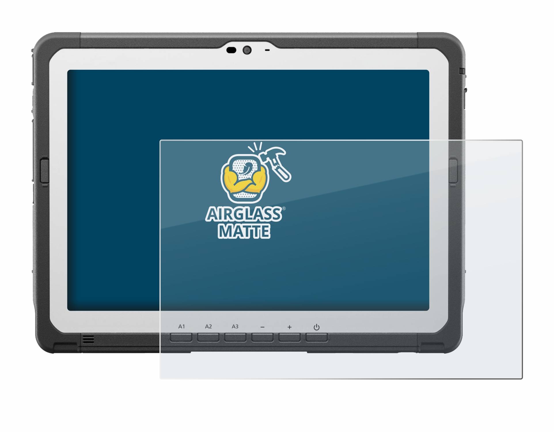 BROTECT AirGlass Matte Schutzglas Folie für Panasonic Toughbook