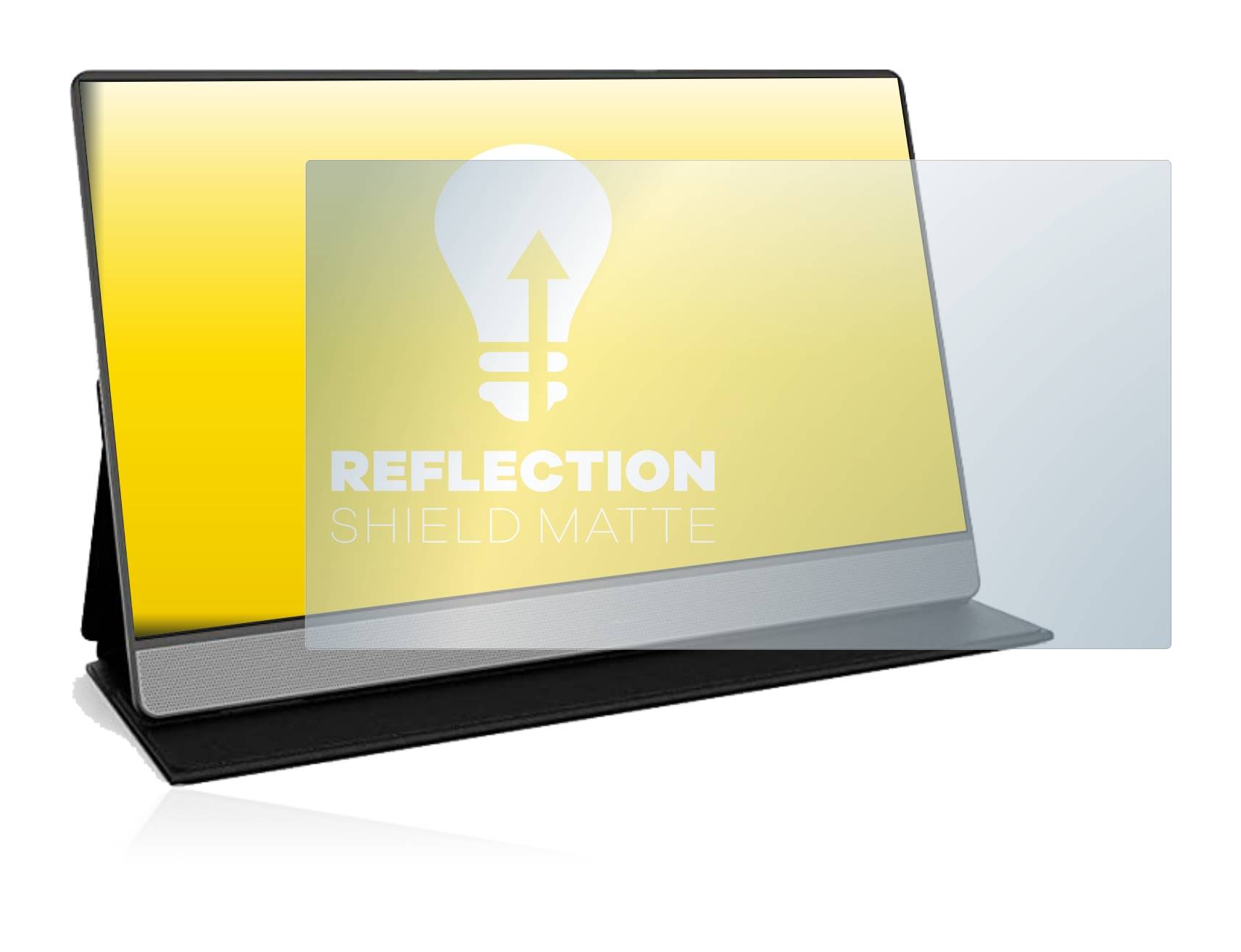 upscreen Reflection Shield Matte Premium Displayschutzfolie für Koorui 15B1 Tragbarer