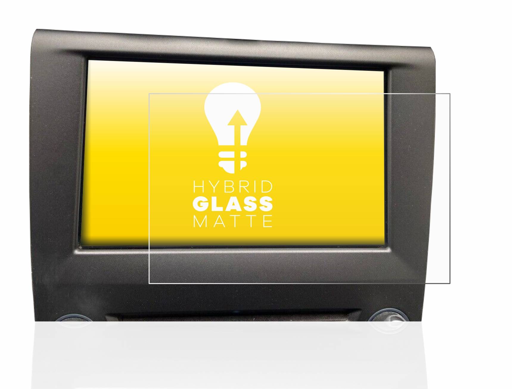 upscreen Hybrid Glass Matte Premium Schutzglas Folie für Ford Mondeo S&S Business sync 3