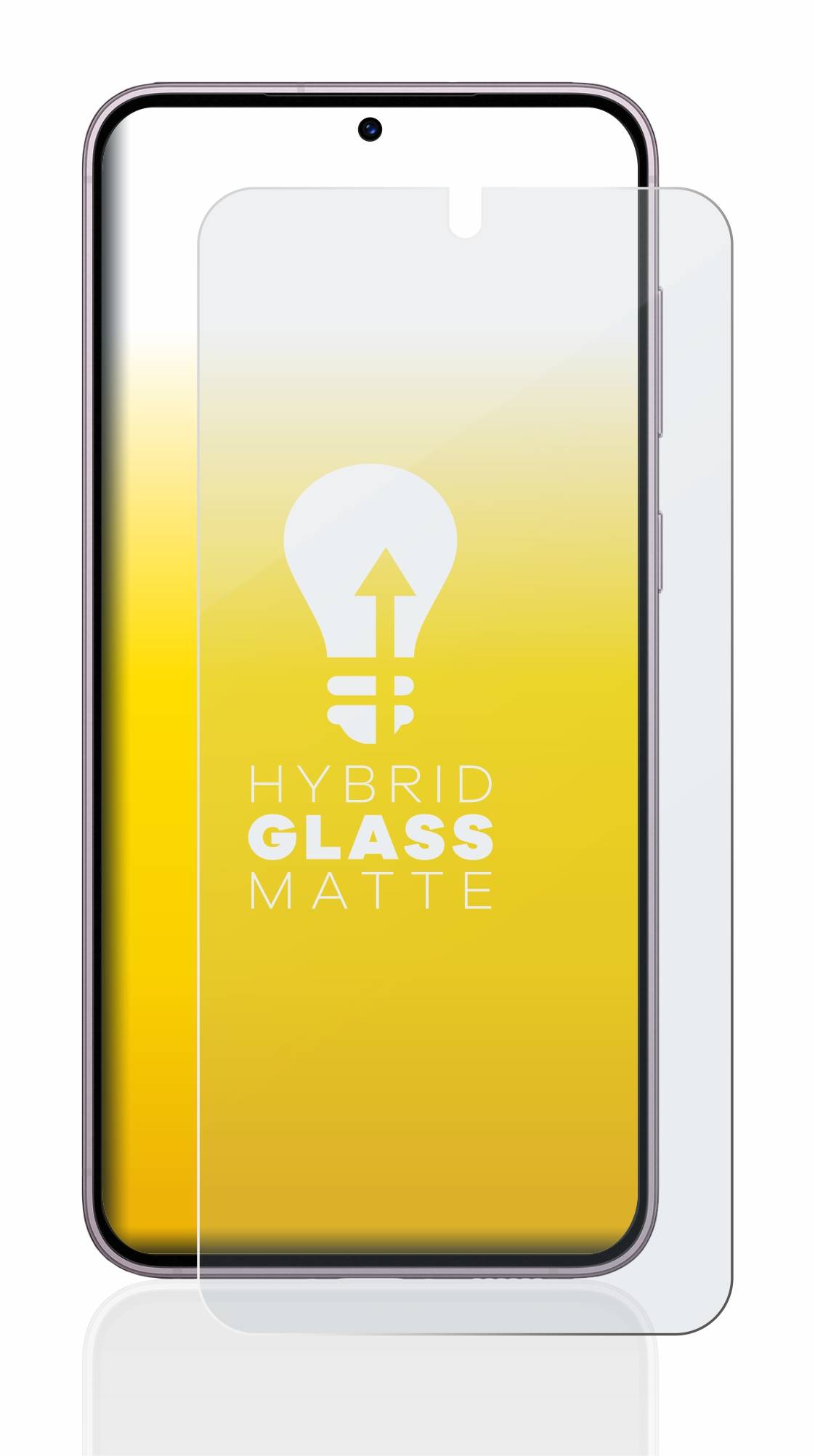 upscreen Flexible Schutz Glas Folie für Samsung Galaxy S23 Enterprise Edition Schutzglas 9H Hybridglas Matt Entspiegelt