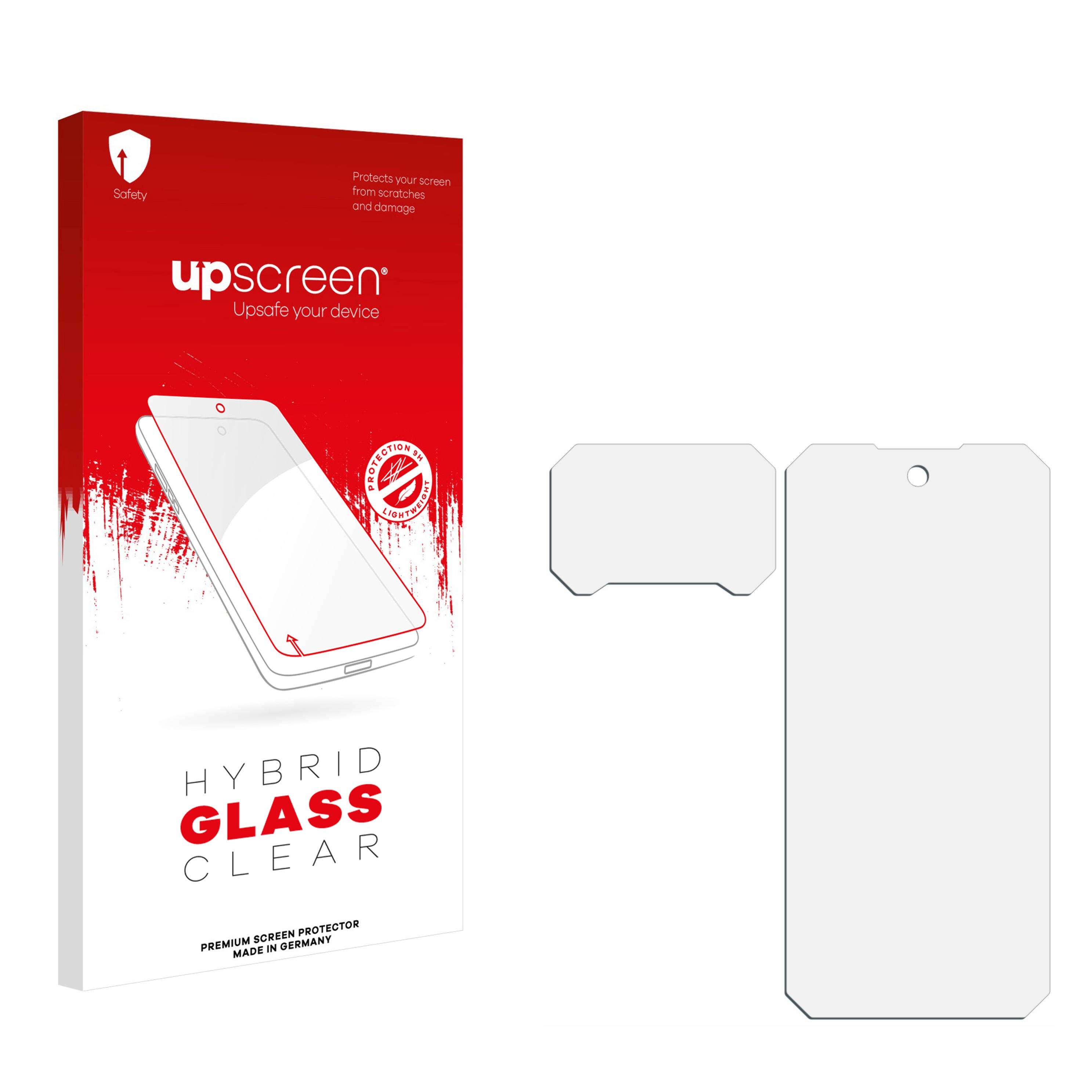 upscreen Flexible Schutz Glas Folie für iiiF150 B1 Pro (Display+Kamera) Schutzglas 9H Hybridglas Klar