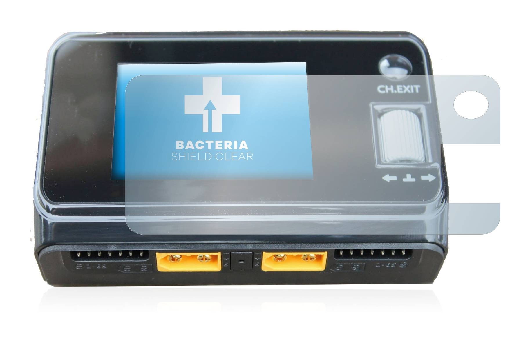 upscreen Bacteria Shield Clear Premium Antibakterielle Displayschutzfolie für ToolkitRC M6D