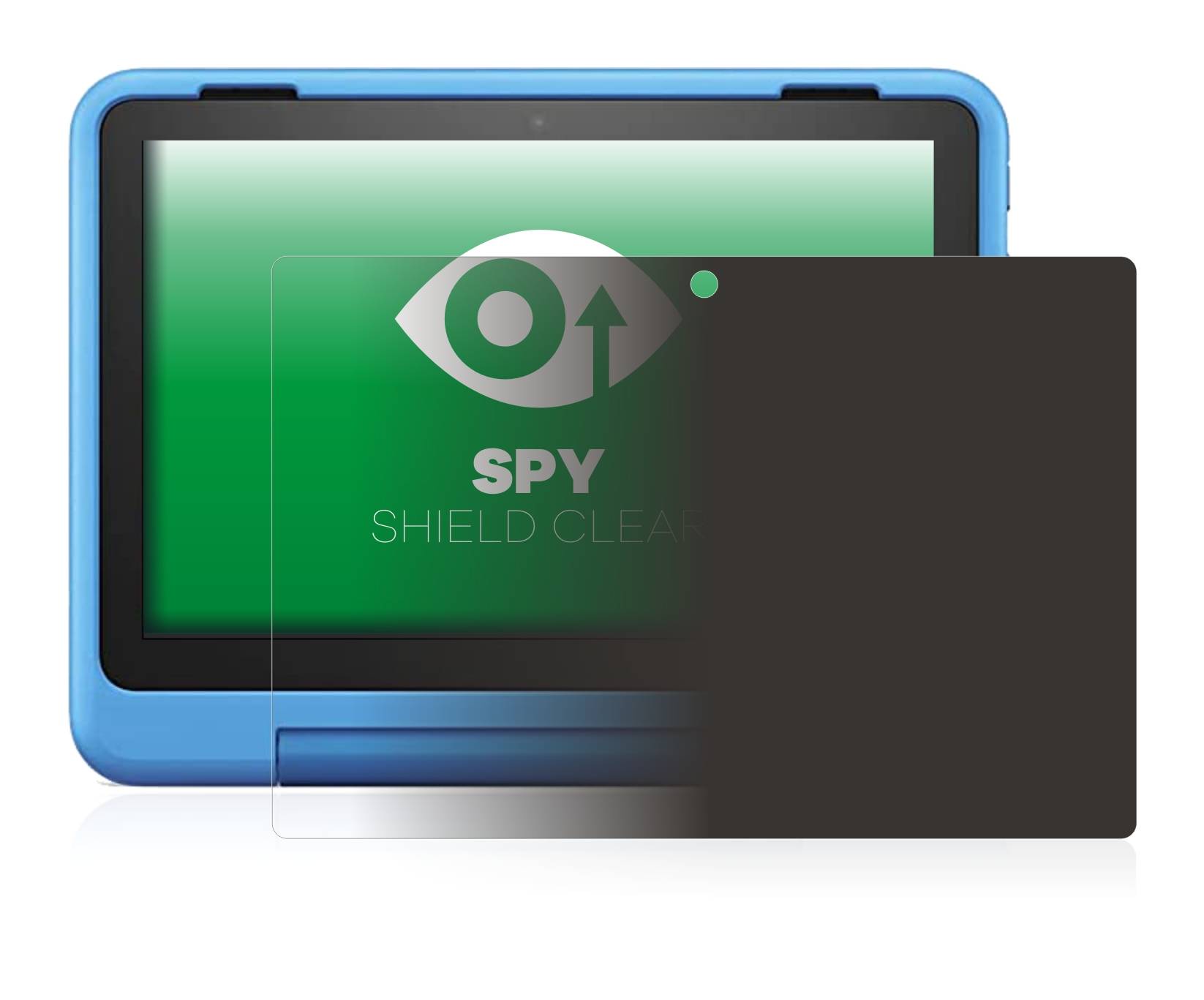 upscreen Spy Shield Clear Premium Blickschutzfolie für Amazon Fire HD 8 Kids Pro