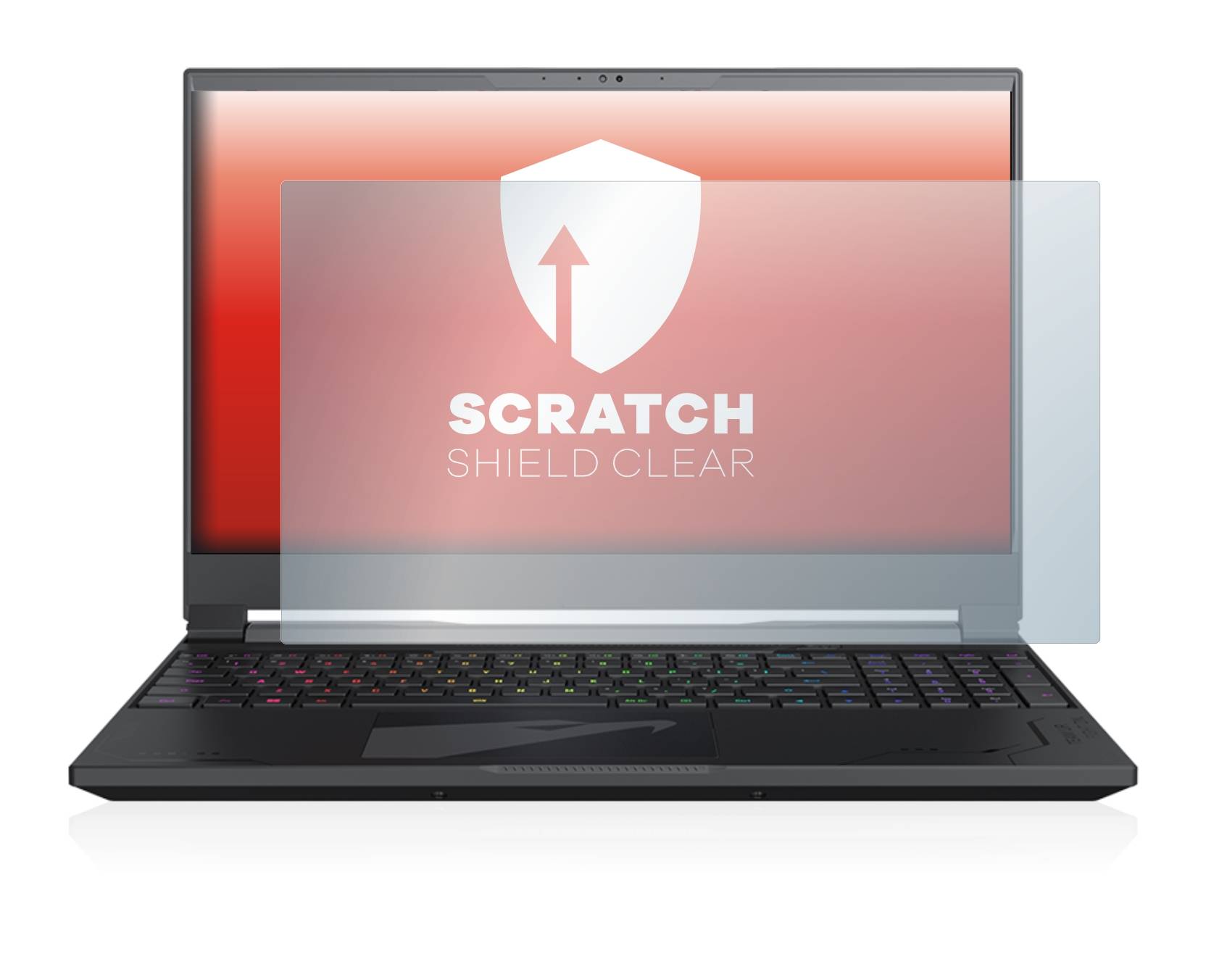 upscreen Scratch Shield Clear Premium Displayschutzfolie für Gigabyte AORUS 15X