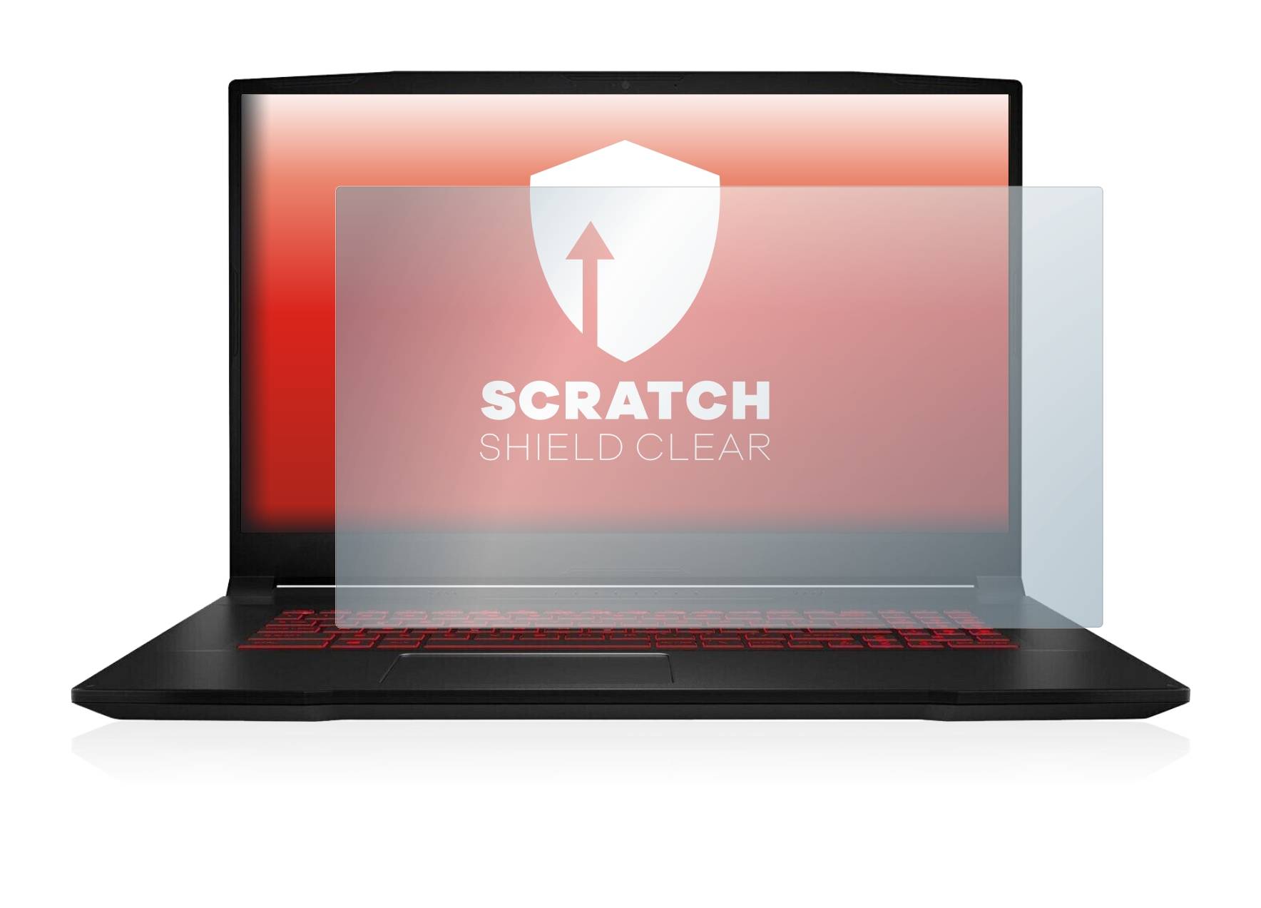 upscreen Scratch Shield Clear Premium Displayschutzfolie für MSI Katana