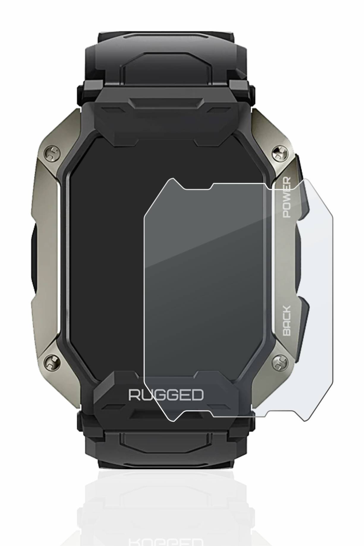 BROTECT AirGlass Flexible Schutz Glas Folie für Kospet Tank M1 Pro Matt Entspiegelt