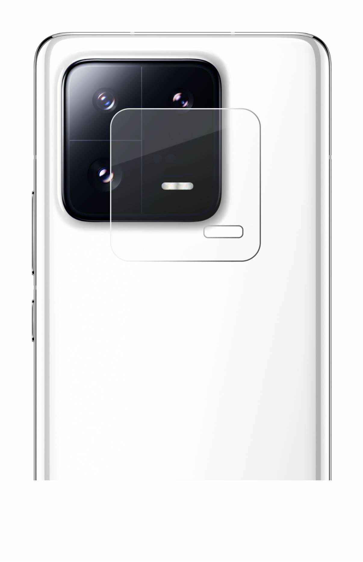 upscreen Flexible Schutz Glas Folie für Xiaomi 13 Pro (NUR Kameraschutz) Schutzglas 9H Hybridglas Klar