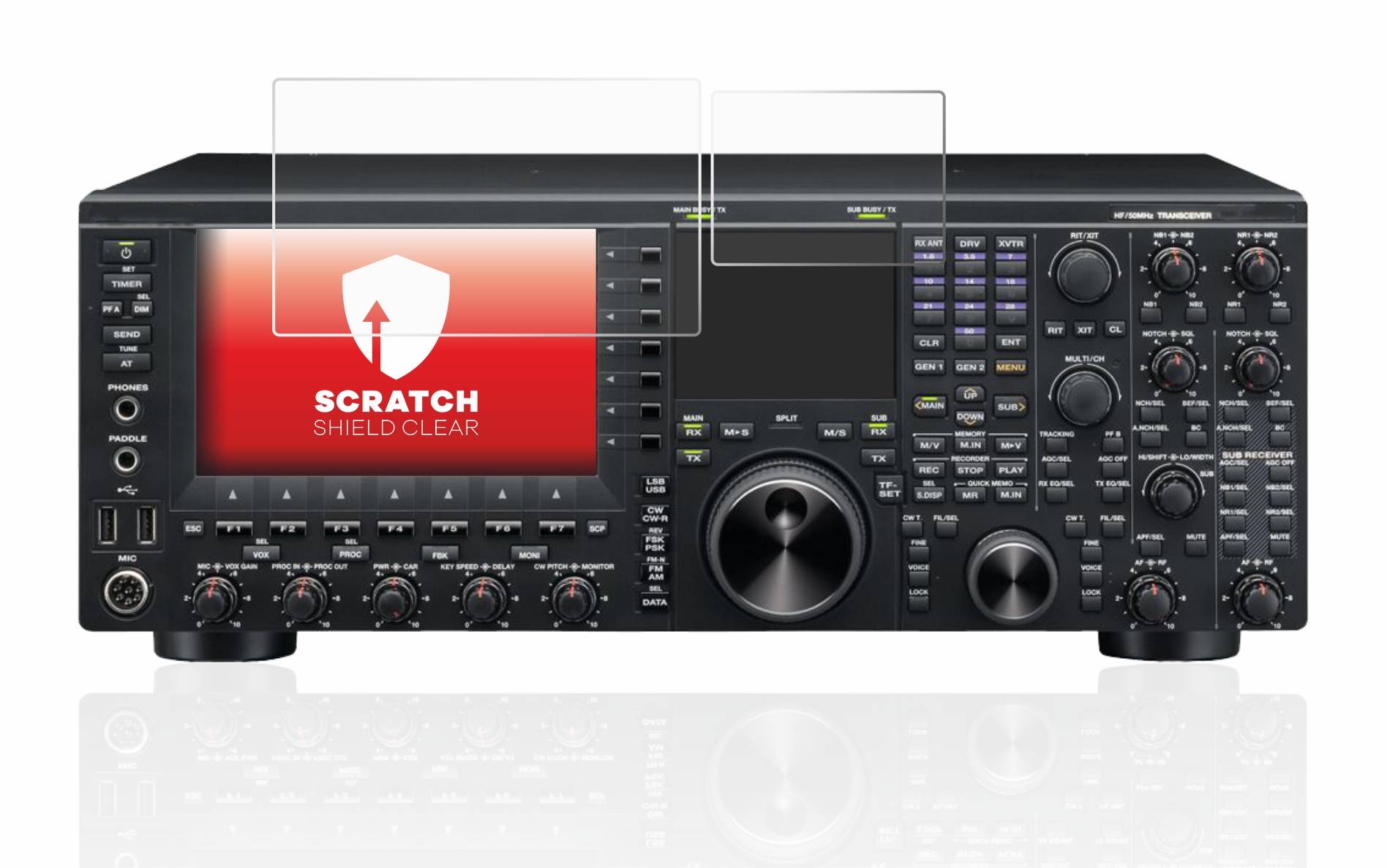 upscreen Scratch Shield Clear Premium Displayschutzfolie für Kenwood