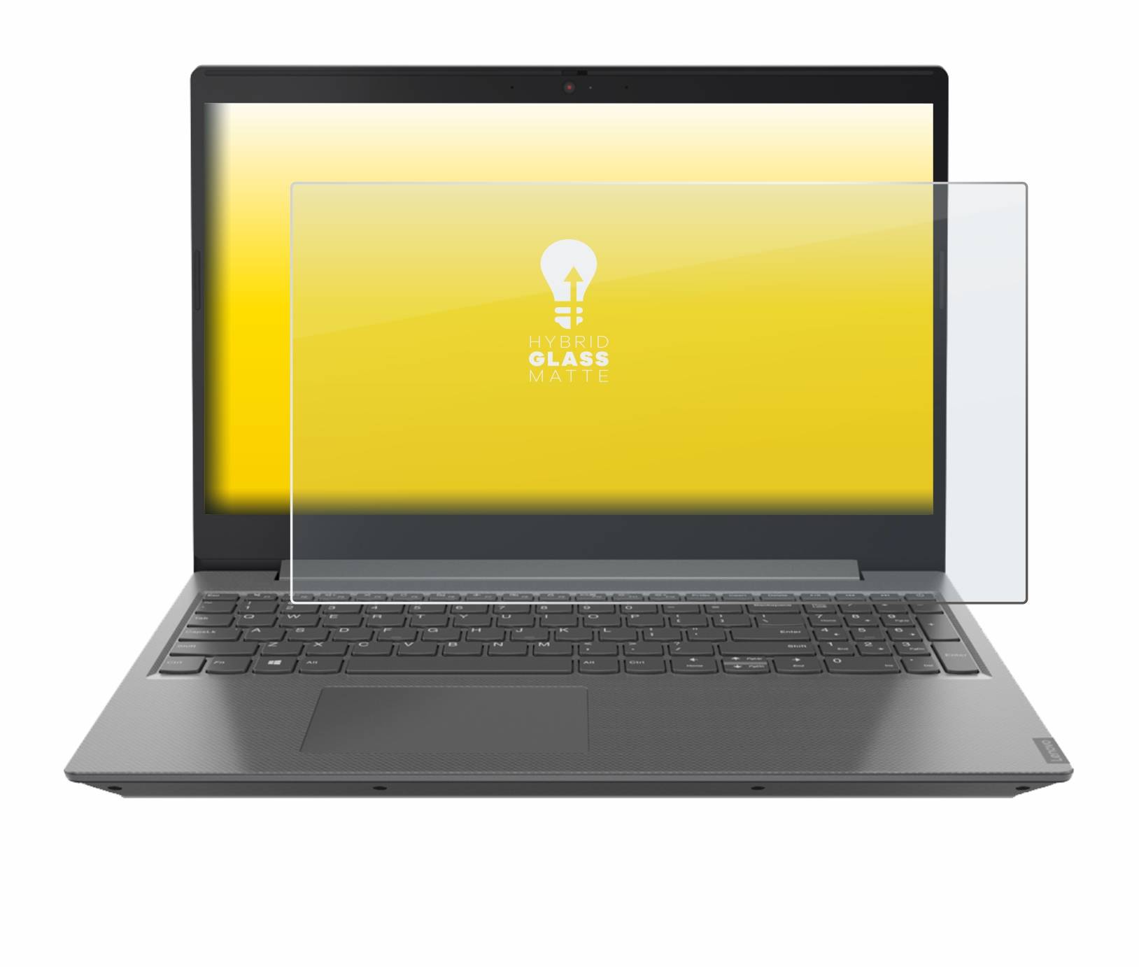 upscreen Hybrid Glass Matte Premium Schutzglas Folie für Lenovo