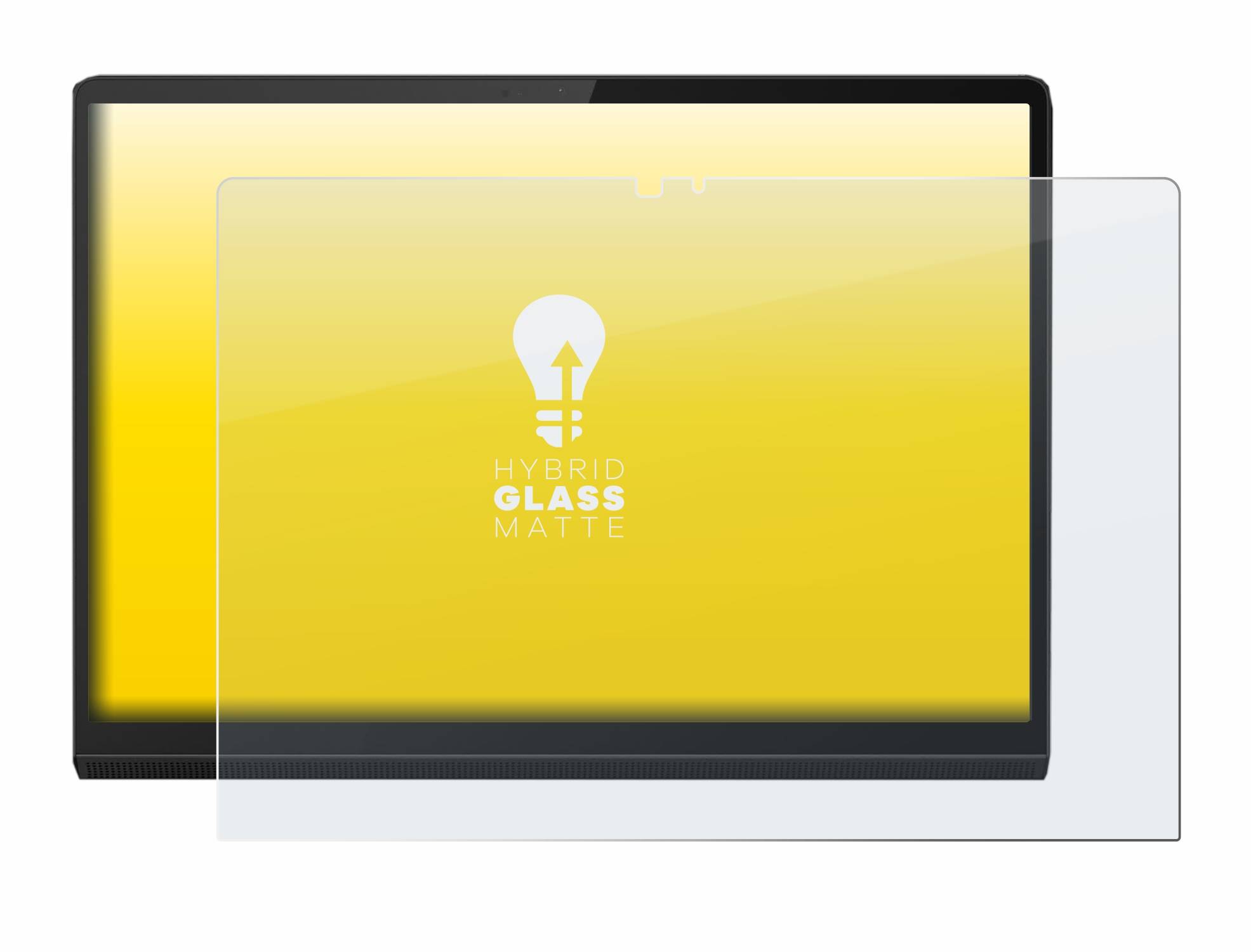 upscreen Hybrid Glass Matte Premium Schutzglas Folie für Lenovo Yoga Tab