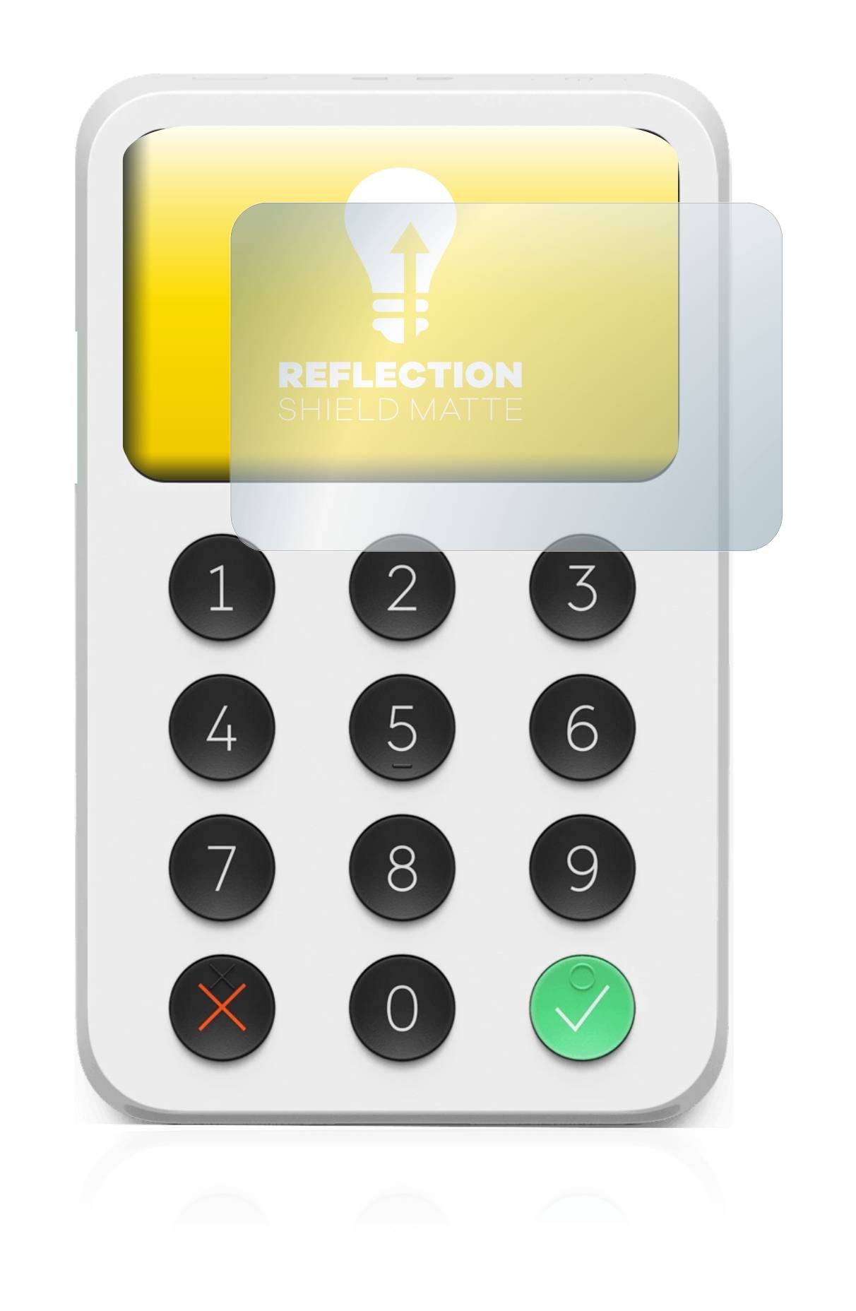 upscreen Reflection Shield Matte Premium Displayschutzfolie für Zettle Reader