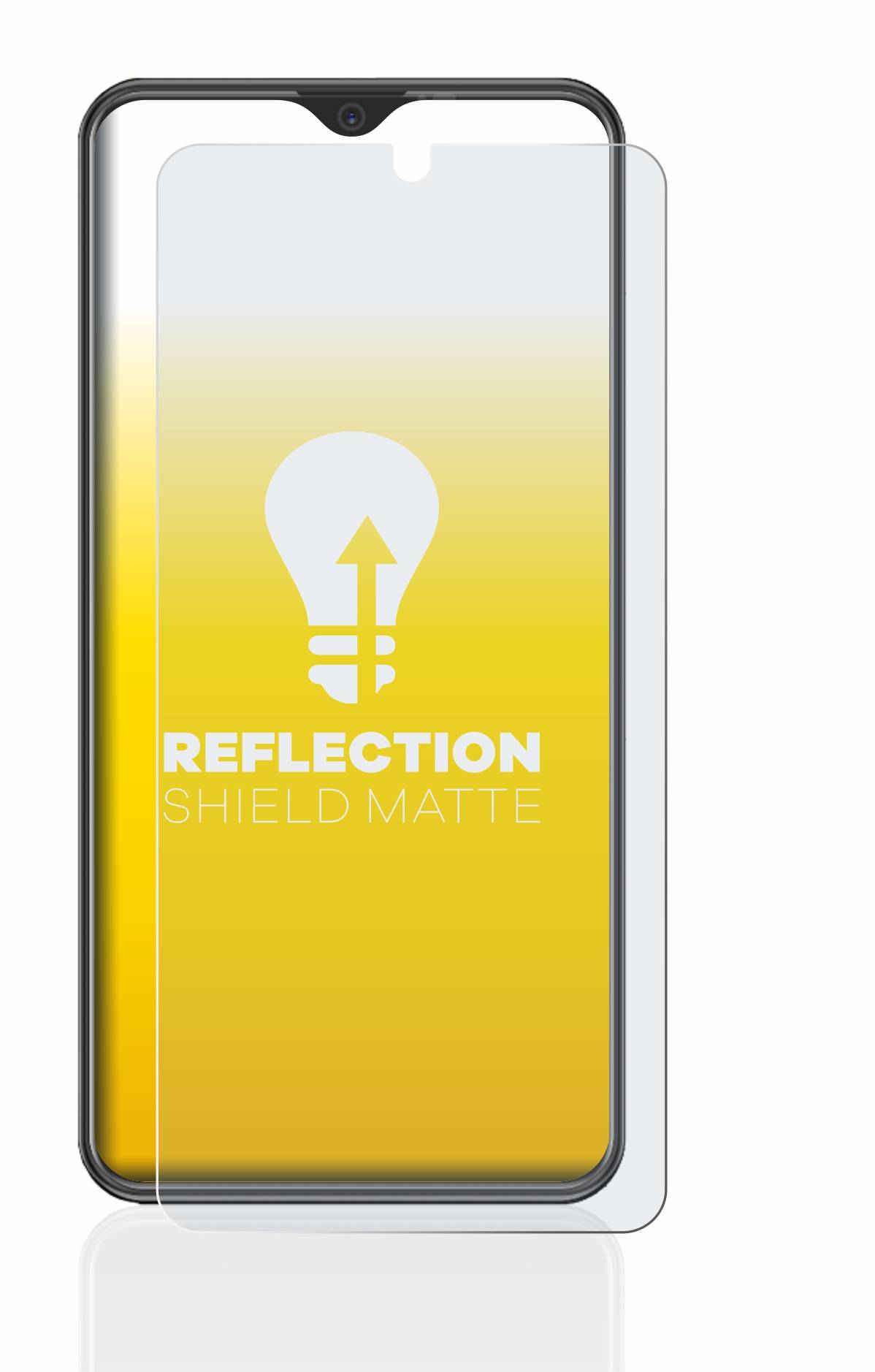 upscreen Schutzfolie für Beafon M6s plus premium Folie Matt Entspiegelt Anti-Reflex