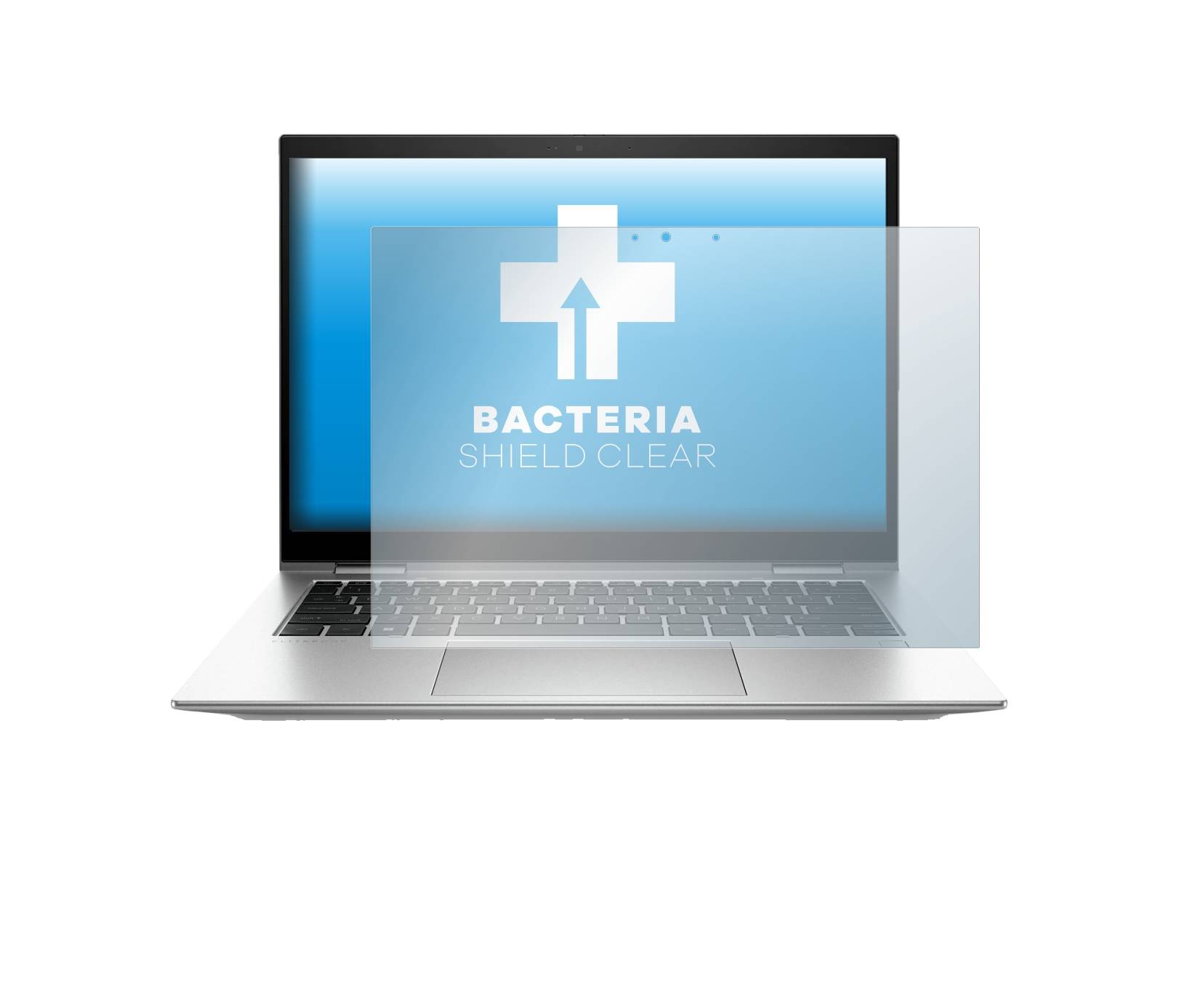 upscreen Bacteria Shield Clear Premium Antibakterielle Displayschutzfolie für HP EliteBook