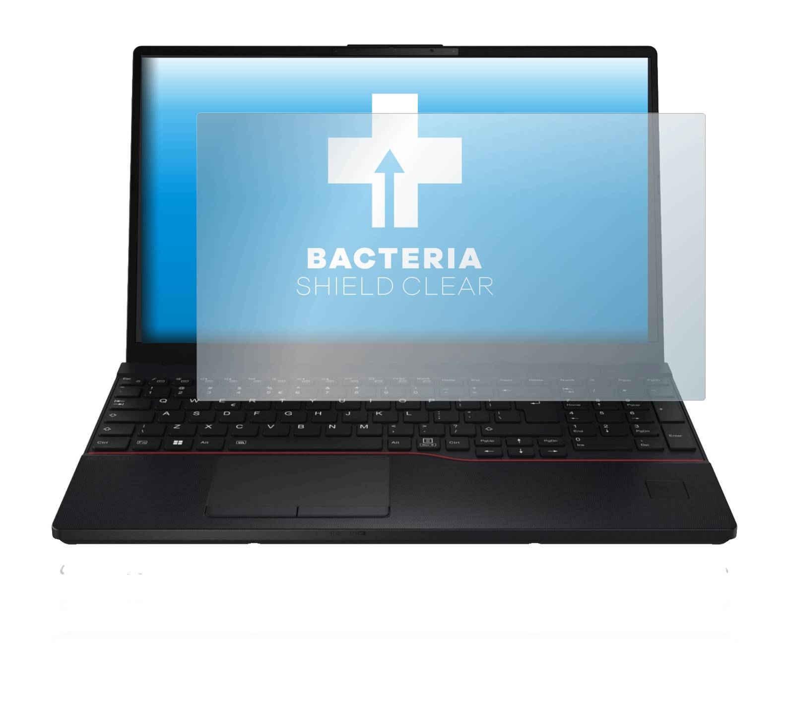upscreen Bacteria Shield Clear Premium Antibakterielle Displayschutzfolie für Fujitsu