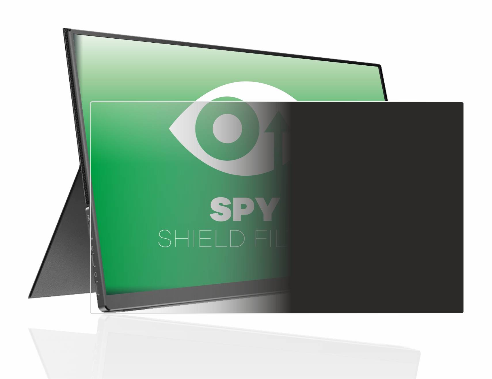 upscreen Spy Shield Filter Premium Blickschutzfilter für Arzopa A1 Gamut Slim
