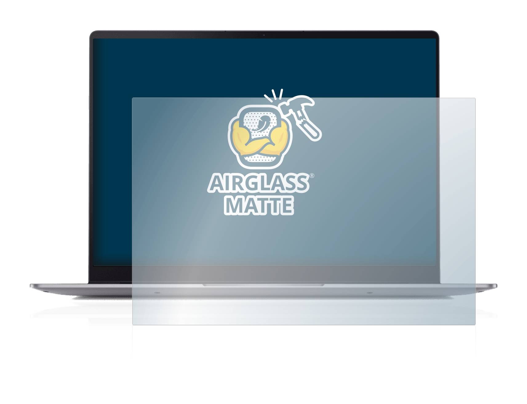 BROTECT AirGlass Matte Schutzglas Folie für realme Book Prime
