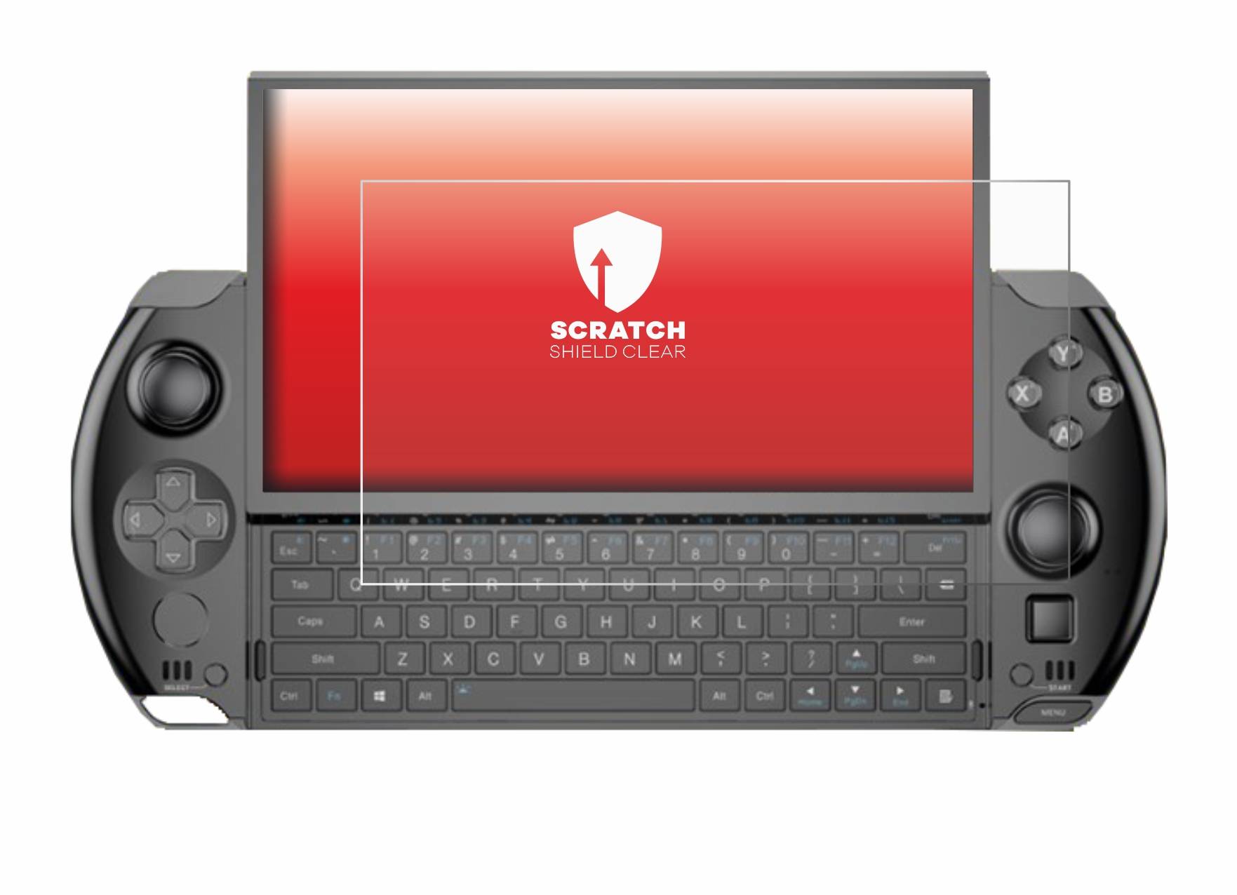upscreen Schutzfolie für GPD Win 4 Kratzschutz Anti-Fingerprint Klar