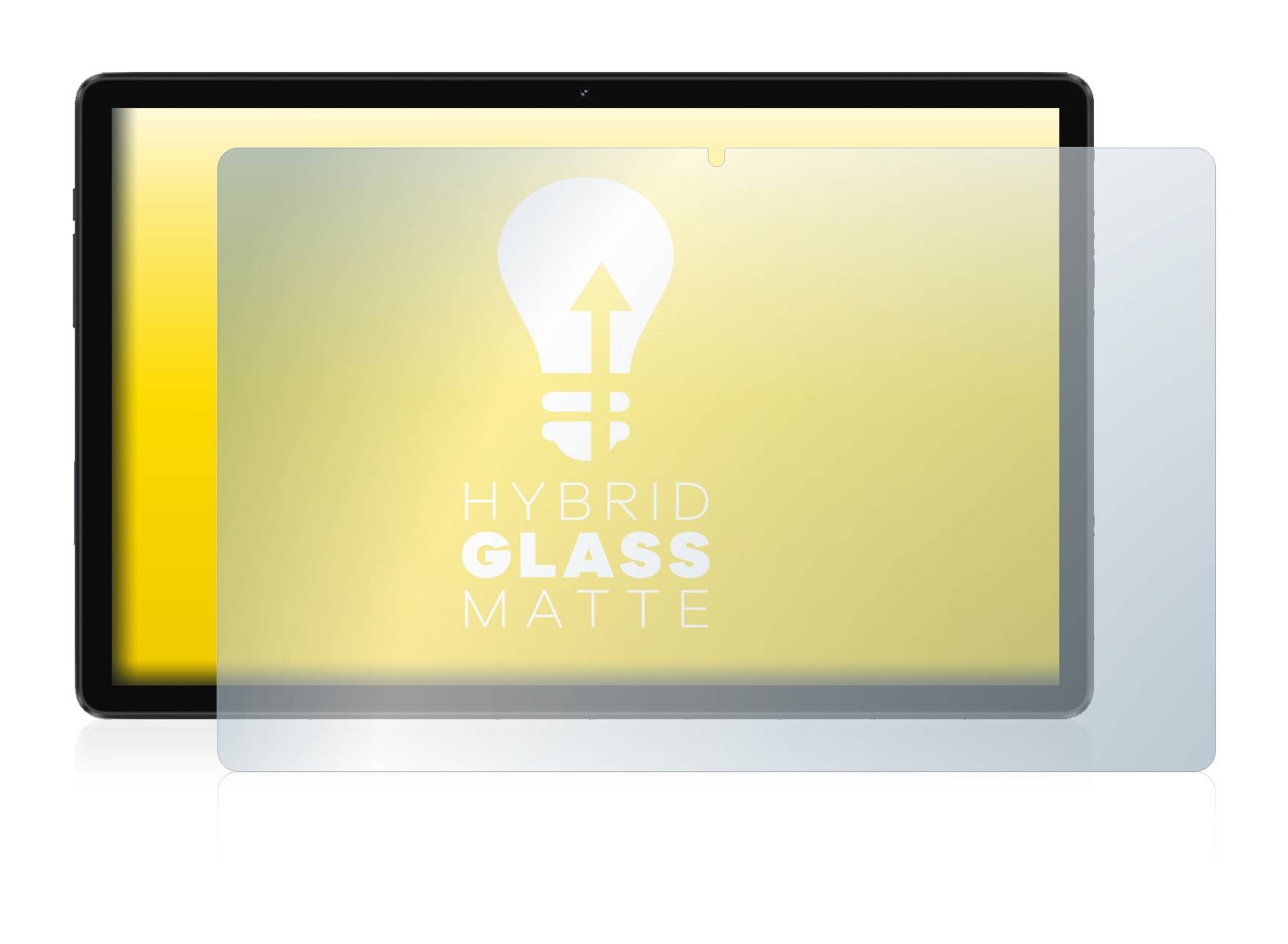 upscreen Hybrid Glass Matte Premium Schutzglas Folie für Alldocube iPlay