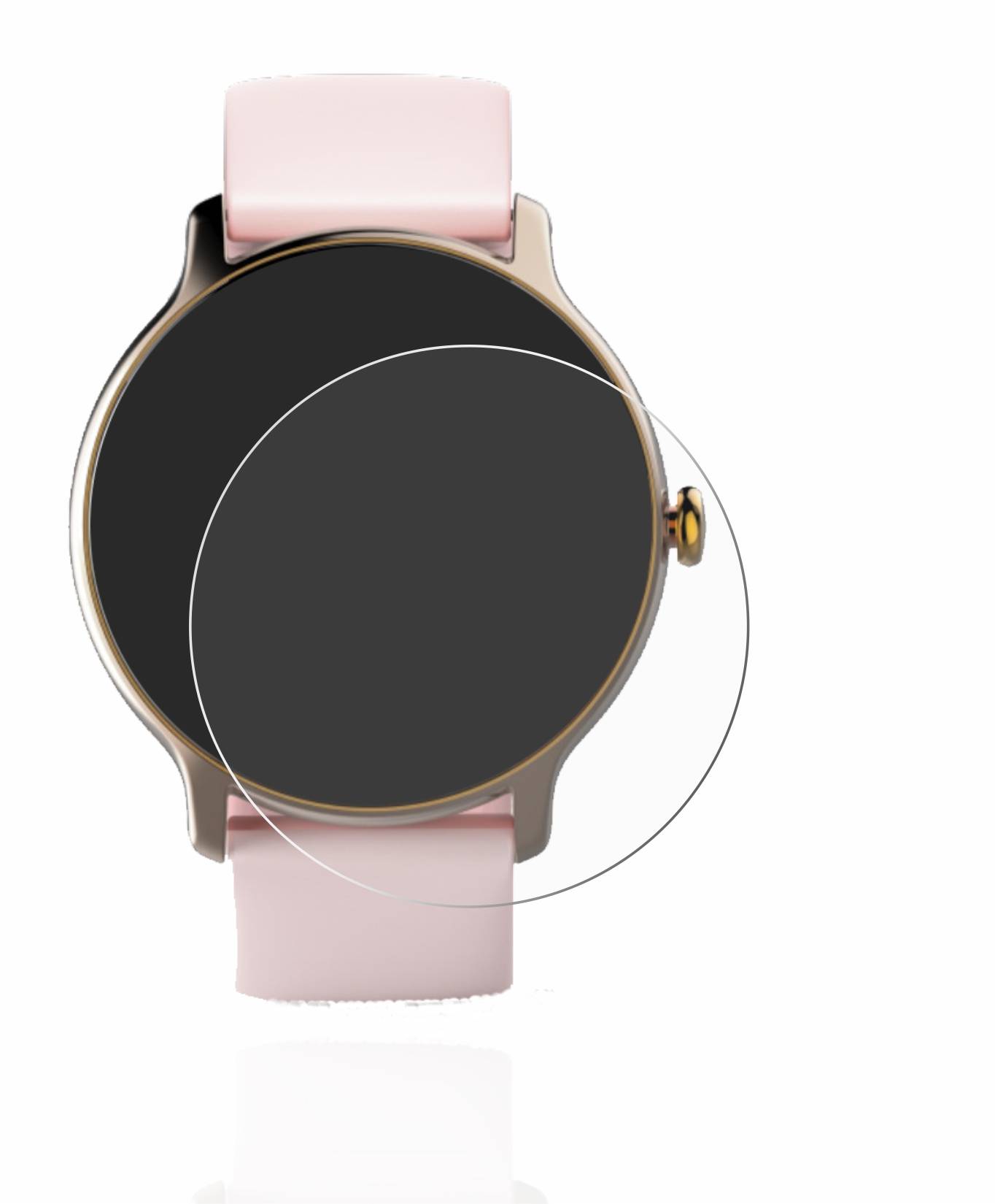 upscreen Scratch Shield Clear Premium Displayschutzfolie für Hama Fit Watch