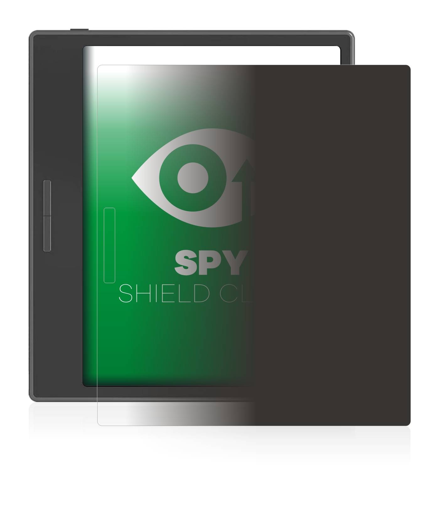 upscreen Spy Shield Clear Premium Blickschutzfolie für Onyx Boox Leaf 2 Black