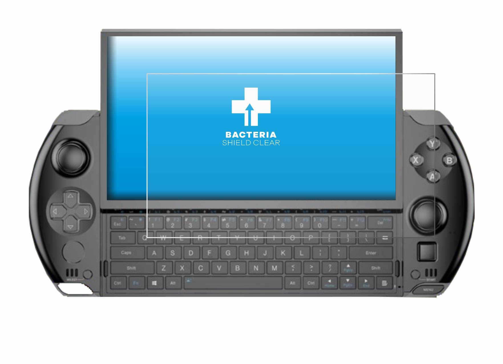 upscreen Bacteria Shield Clear Premium Antibakterielle Displayschutzfolie für GPD Win