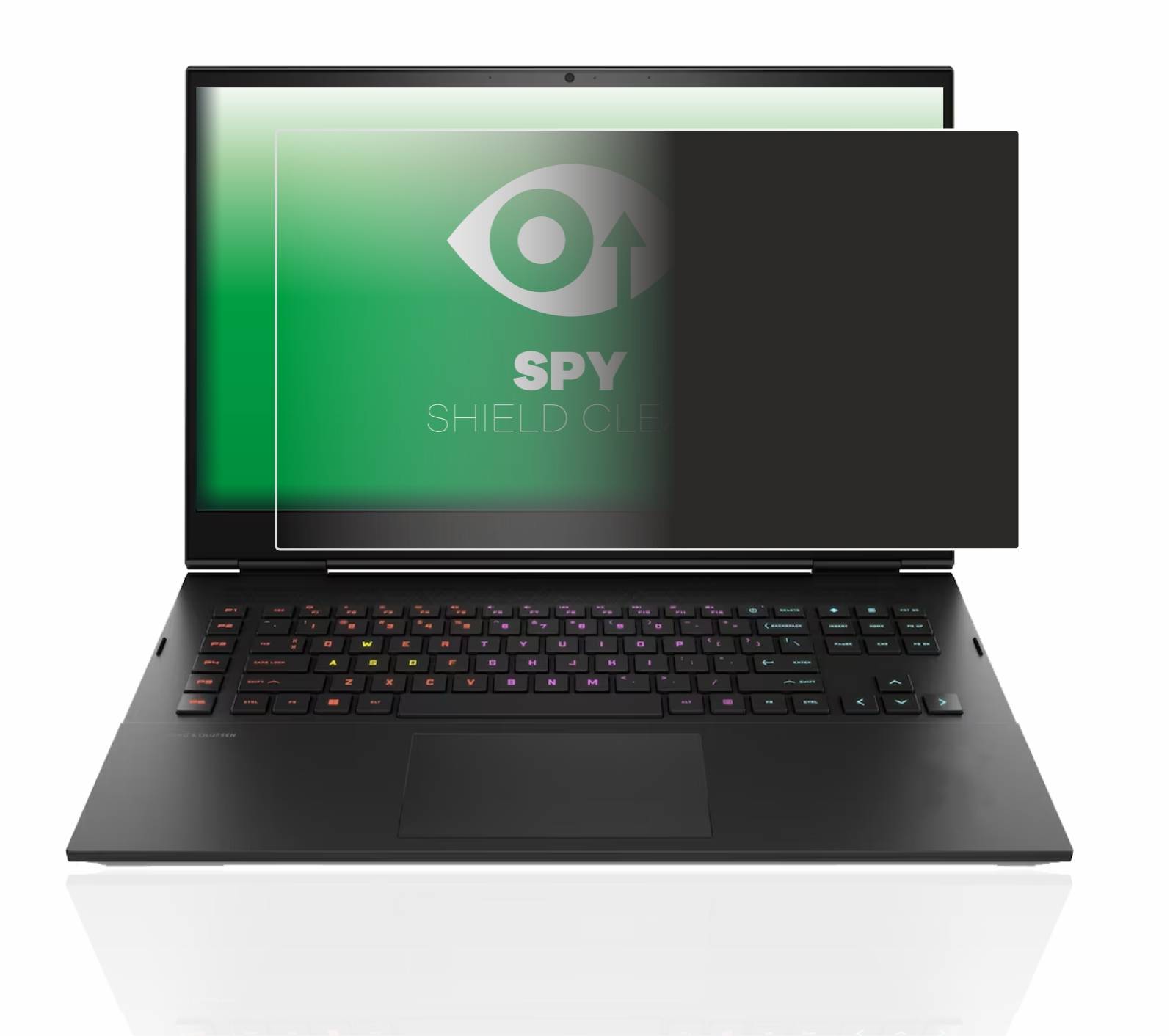 upscreen Spy Shield Clear Premium Blickschutzfolie für HP Omen