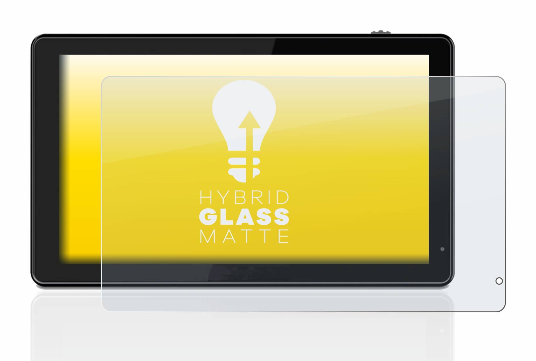 upscreen Hybrid Glass Matte Premium Schutzglas Folie für Feelworld LUT5